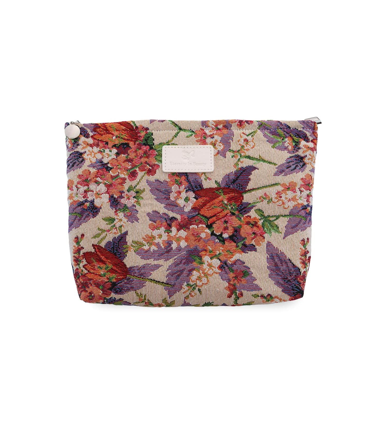 Large Capacity Canvas Cosmetic & Travel Bag | Makeup Toiletry & Pencil Organizer (CO1) - Buy Online on GoSupps.com