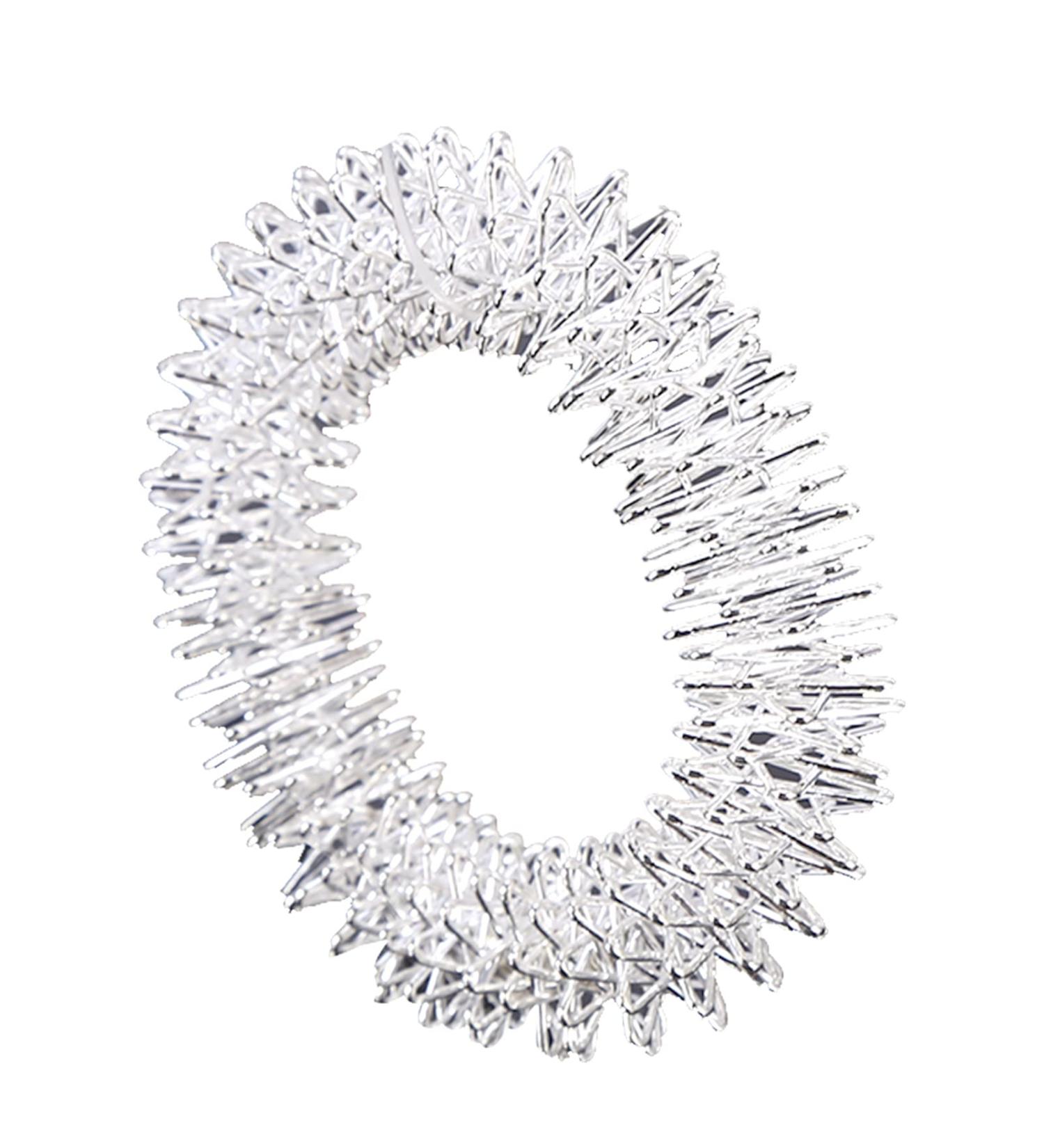 Massage Ring - Acupuncture Finger Ring for Joint Fatigue Relief | Stainless Steel Tool for Elderly & Computer Users - Buy Online on GoSupps.com