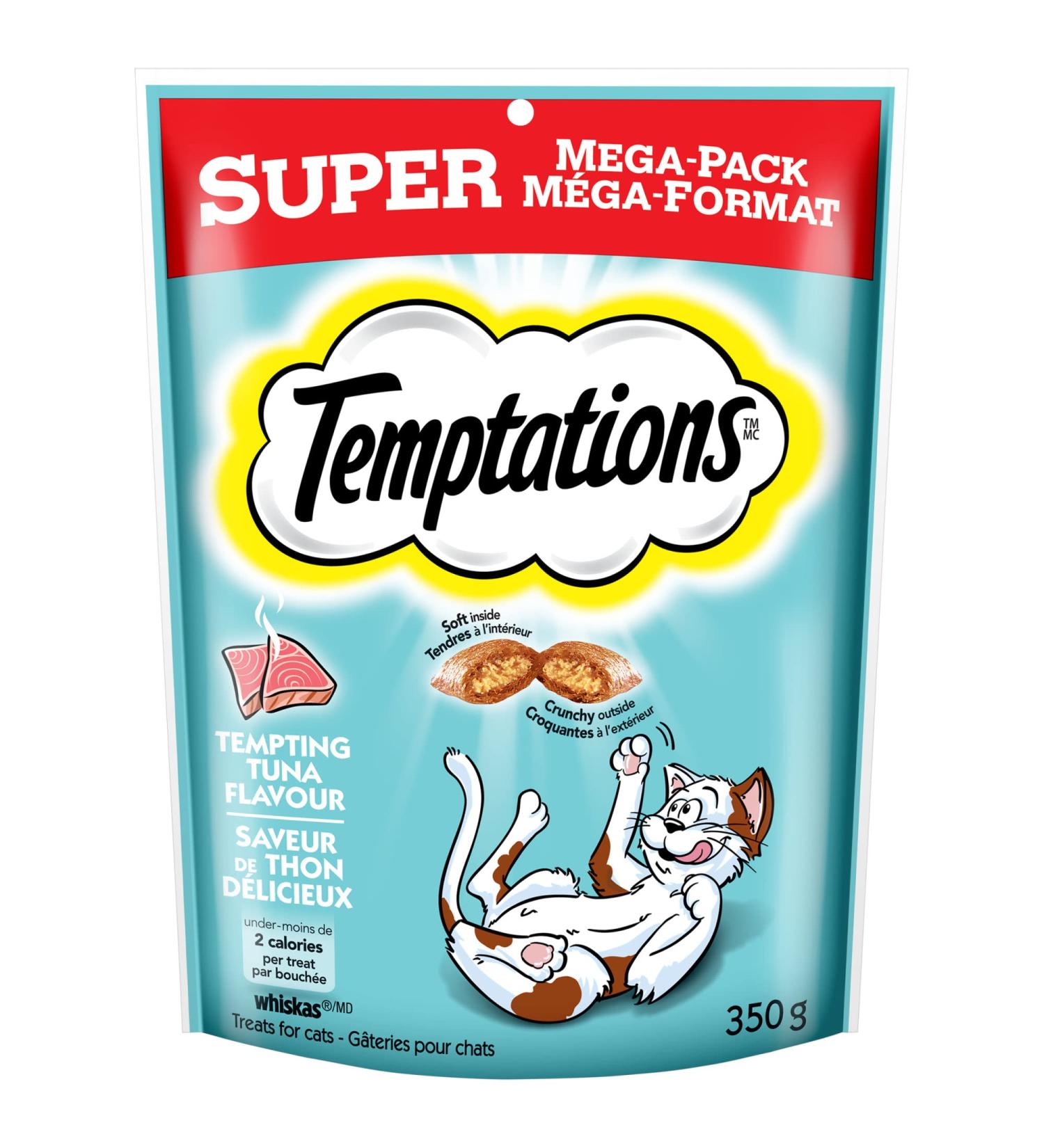 Temptations Adult Cat Treats Tempting Tuna Flavour 350g Pouch 350 g (Pack of 1) Tuna Cat Treats - Buy Online on GoSupps.com