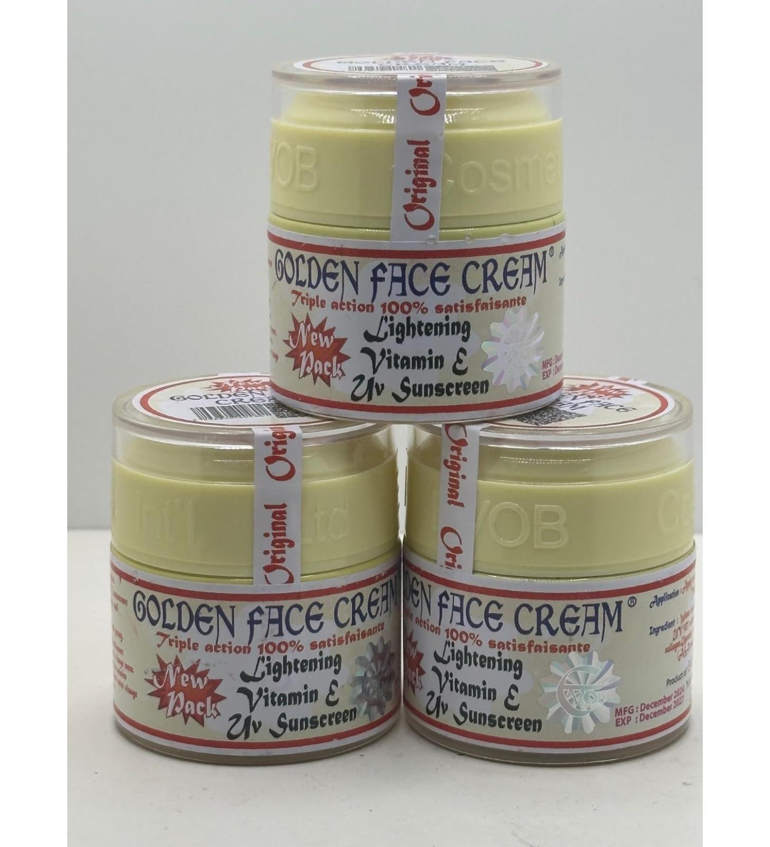 Golden Face Triple Action Lightening & UV Sunscreen Cream