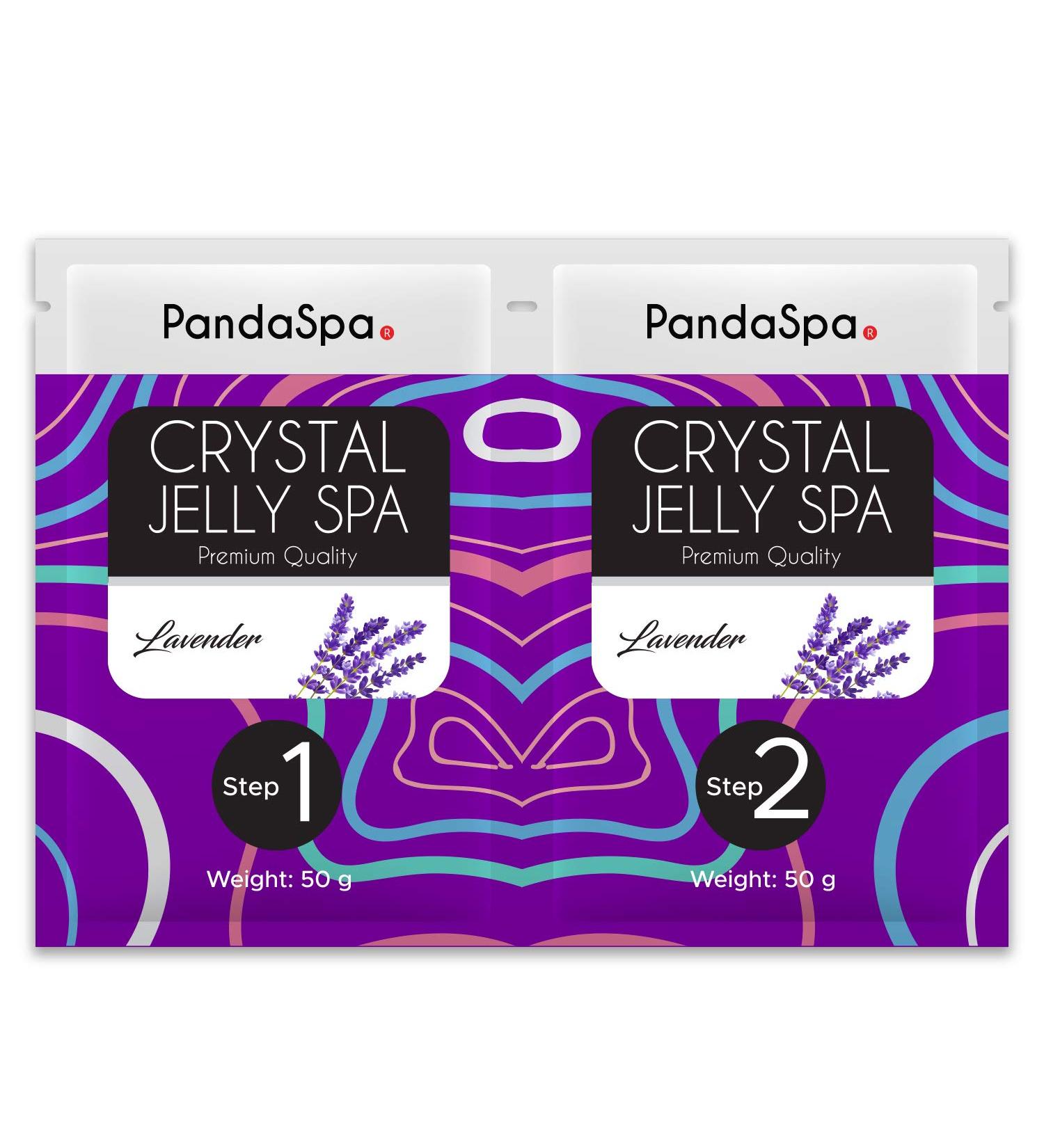 Pandaspa Crystal Jelly Foot Soak - Lavender | Exfoliate & Soothe Tired Feet | 1 Set - Buy Online on GoSupps.com