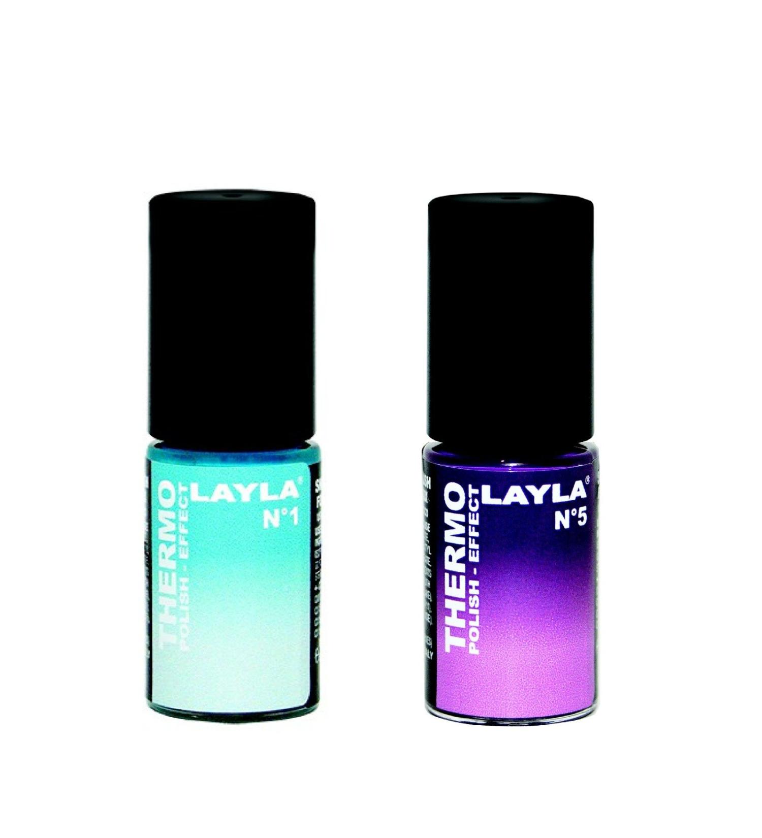 Layla Thermo nail polish duo pack n 2