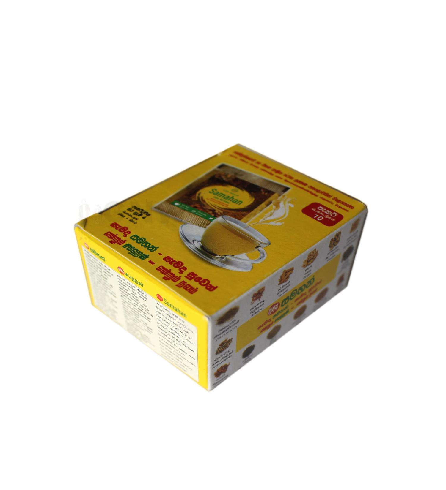 Link Natural Samahan Herbal Tea - 100% Natural Ayurvedic Remedy for Cough & Cold (10 Sachets) - Buy Online on GoSupps.com