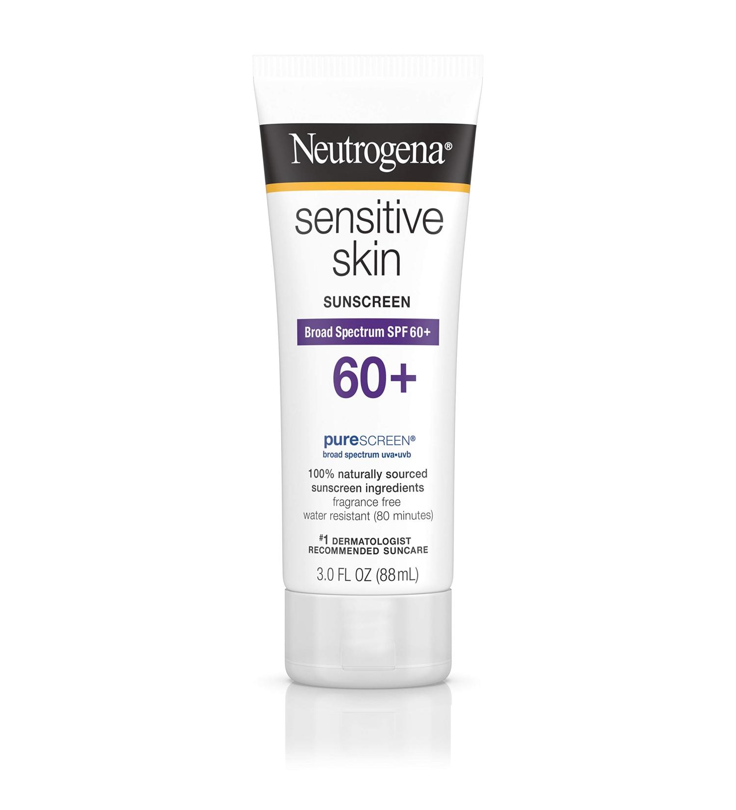 Neutrogena Sensitive Skin Sunscreen Lotion SPF 60+ 3 fl. oz - Buy Online on GoSupps.com