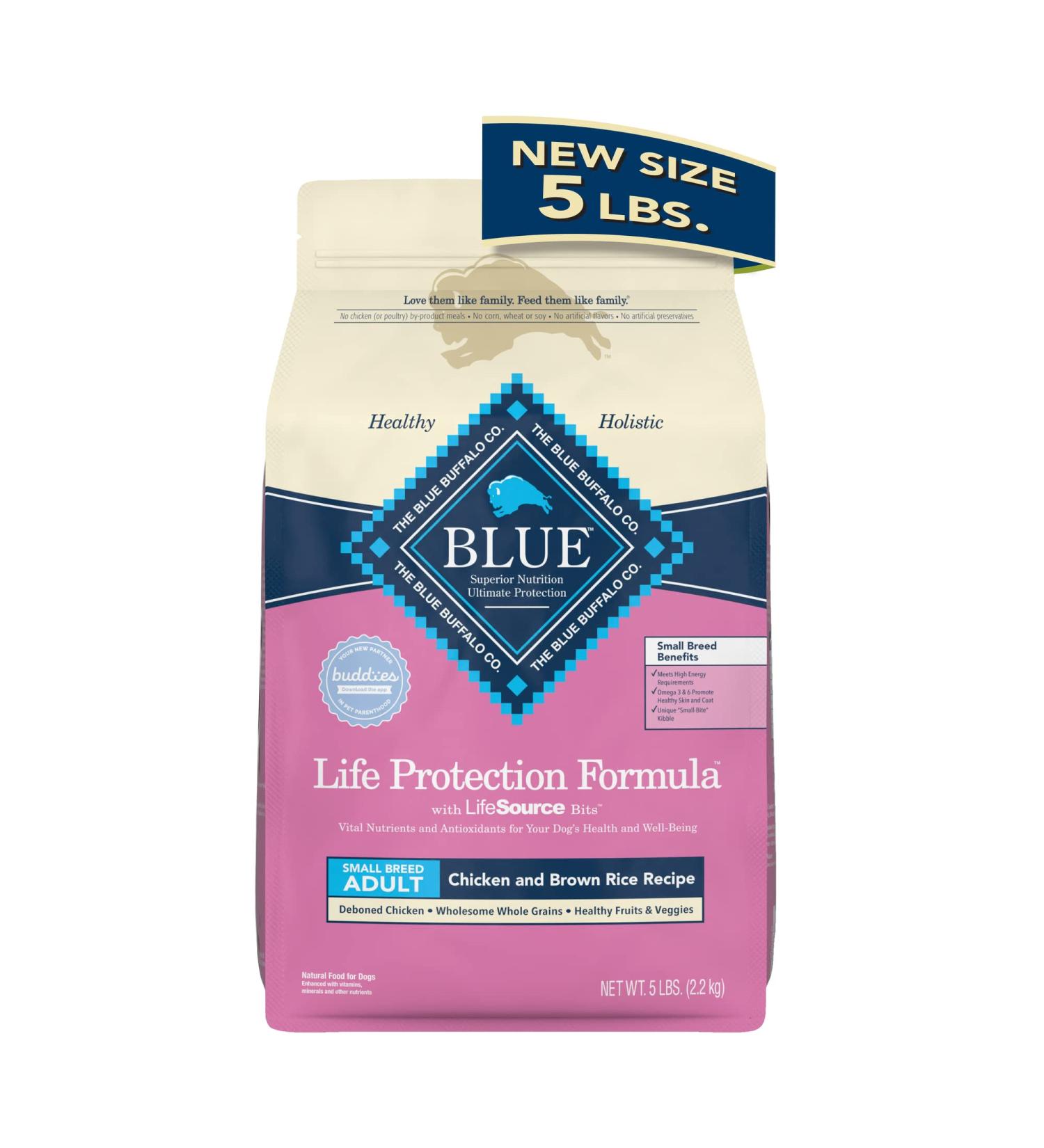 Blue Buffalo Life Protection Formula Small Breed Dry Dog Food - Natural & Nutritious Adult Formula - Buy Online on GoSupps.com