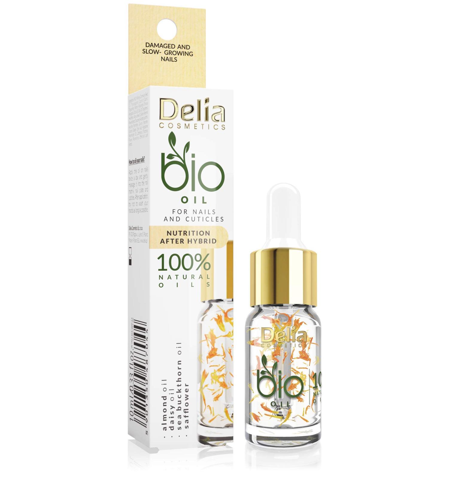 Delia Cosmetics Nursing Bio Oil for Damaged Nails - 100% Natural Repair Oil for Bright Shiny Nails - 1ml - Buy Online on GoSupps.com