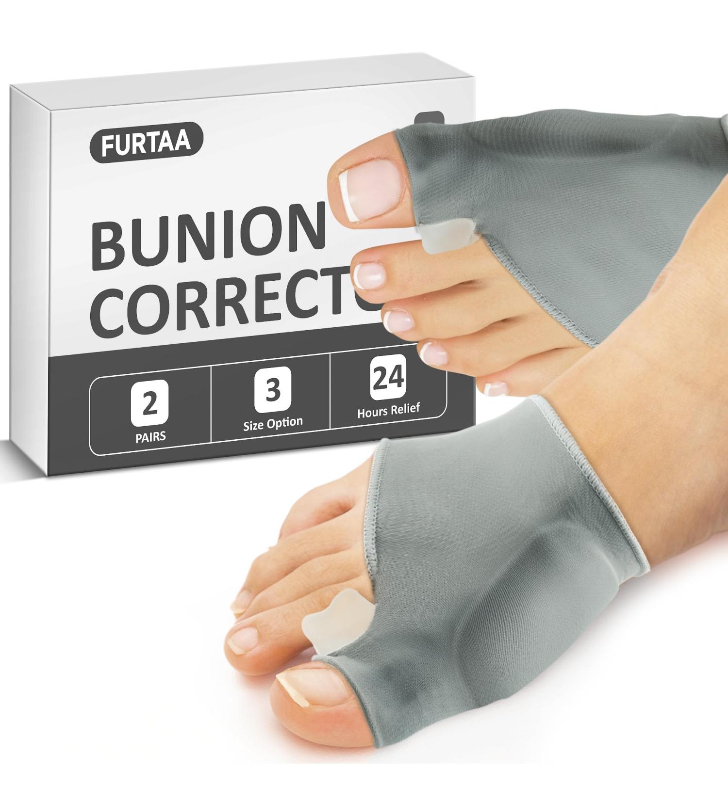 Buy Bunion Corrector & Big Toe Separator - Hallux Valgus Support Socks for Women & Men | International Shipping Available - Buy Online on GoSupps.com