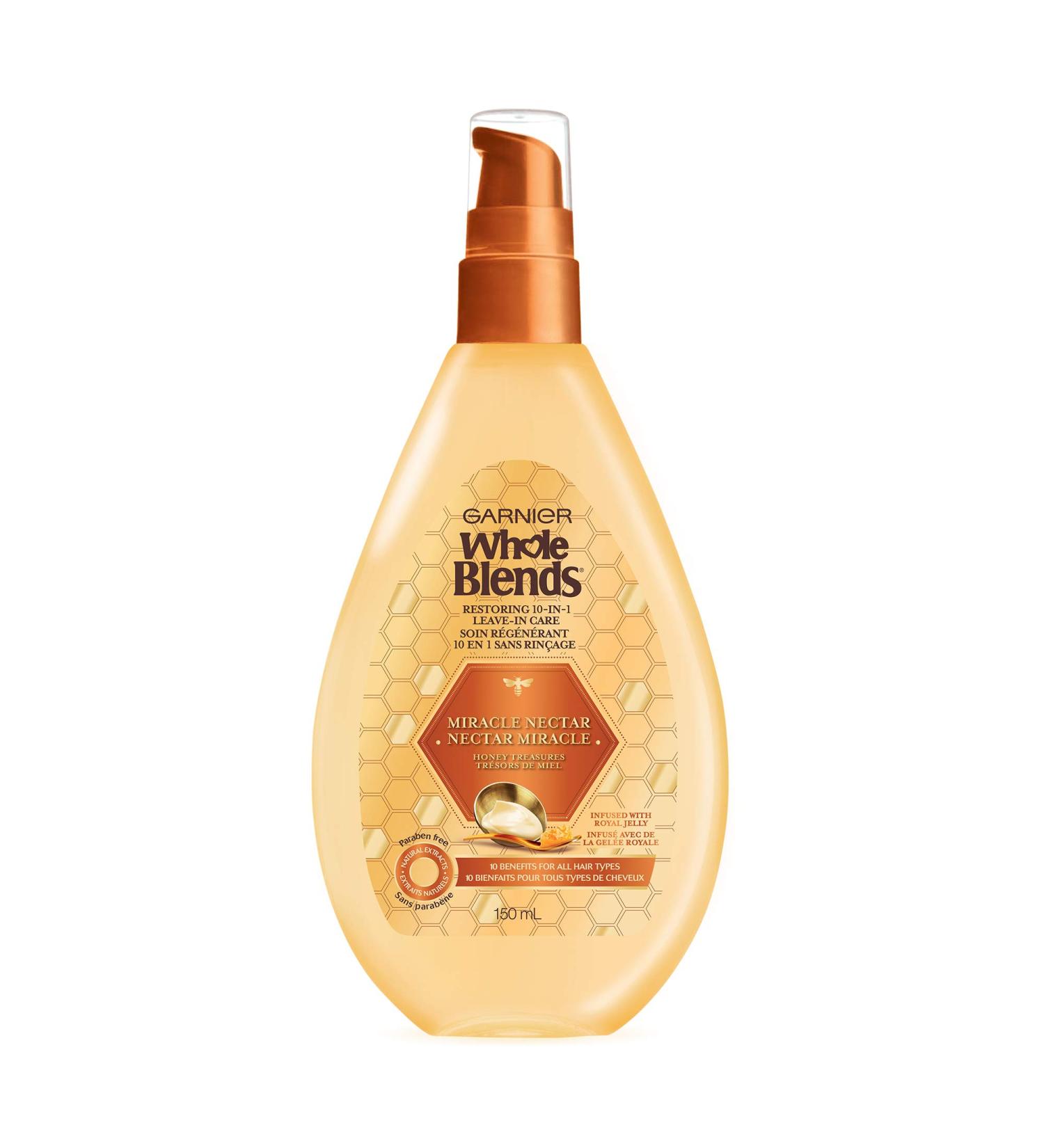 Garnier Whole Blends Honey Treasures Leave-In Conditioner 5 fl oz | Repair & Nourish - Buy Online on GoSupps.com