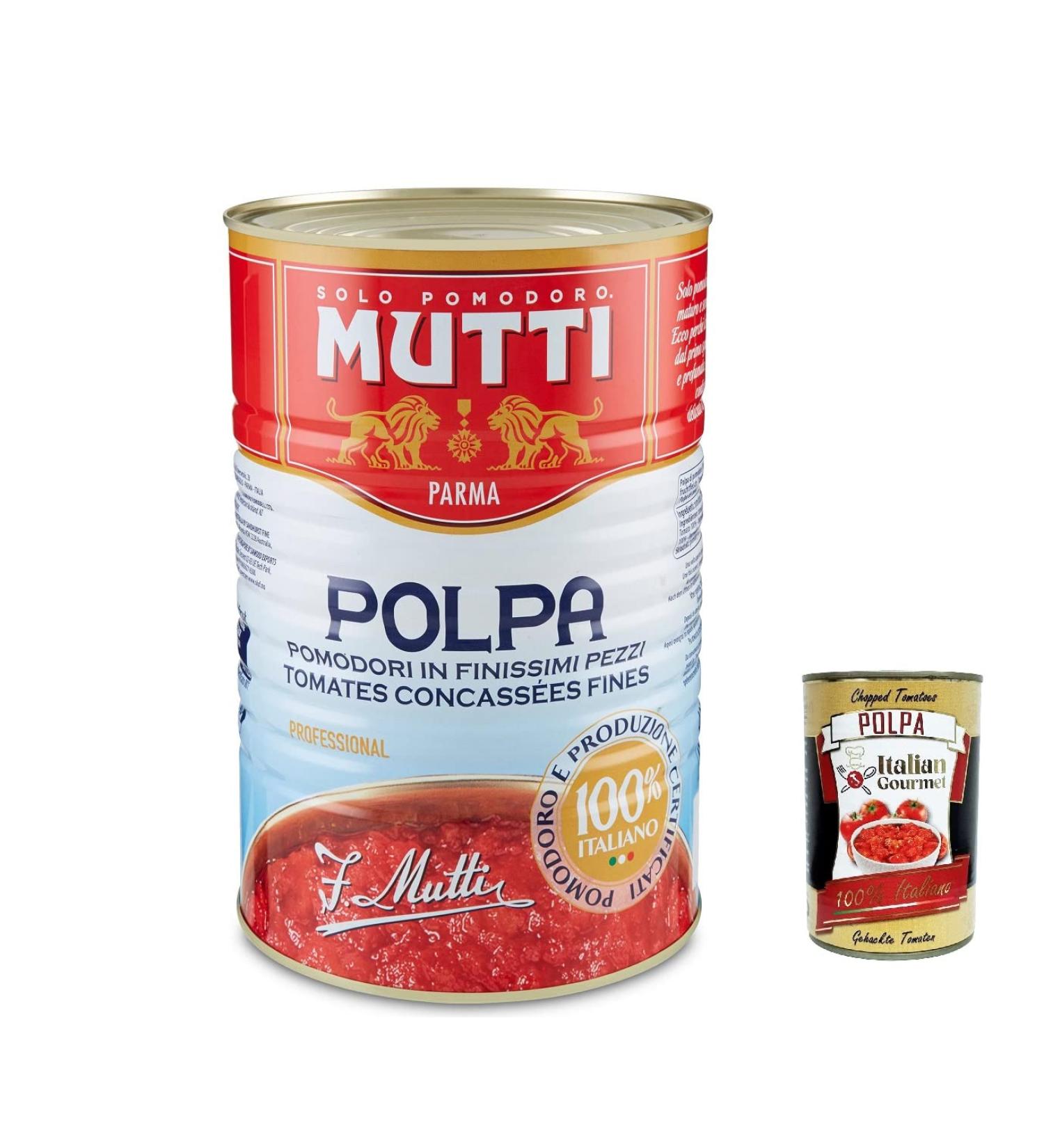 Italian Gourmet E.R. Tomato Paste with 100% Italian Sauce 4.0 kg + Polpa 400 g - Buy Online on GoSupps.com