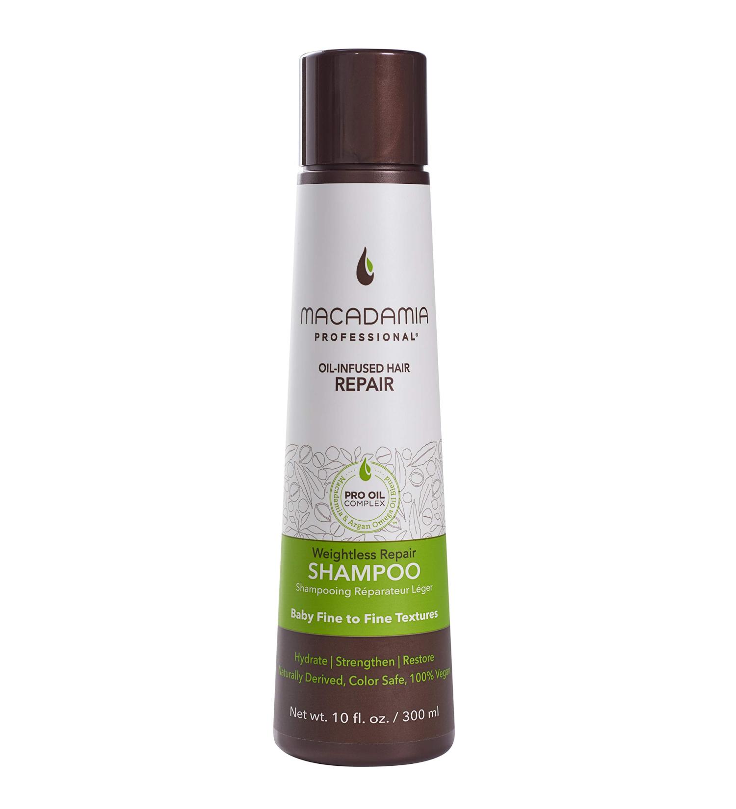 Macadamia Professional Sulfate & Paraben Repair Hair Shampoo Sheer Pecan 10 fl oz - Buy Online on GoSupps.com
