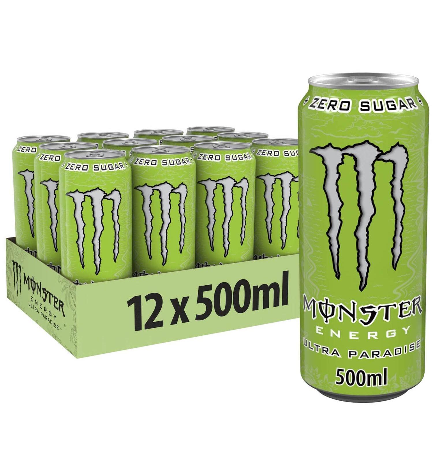 Monster Energy Drink 12x500ml (Ultra Paradise - Green) - Buy Online on GoSupps.com