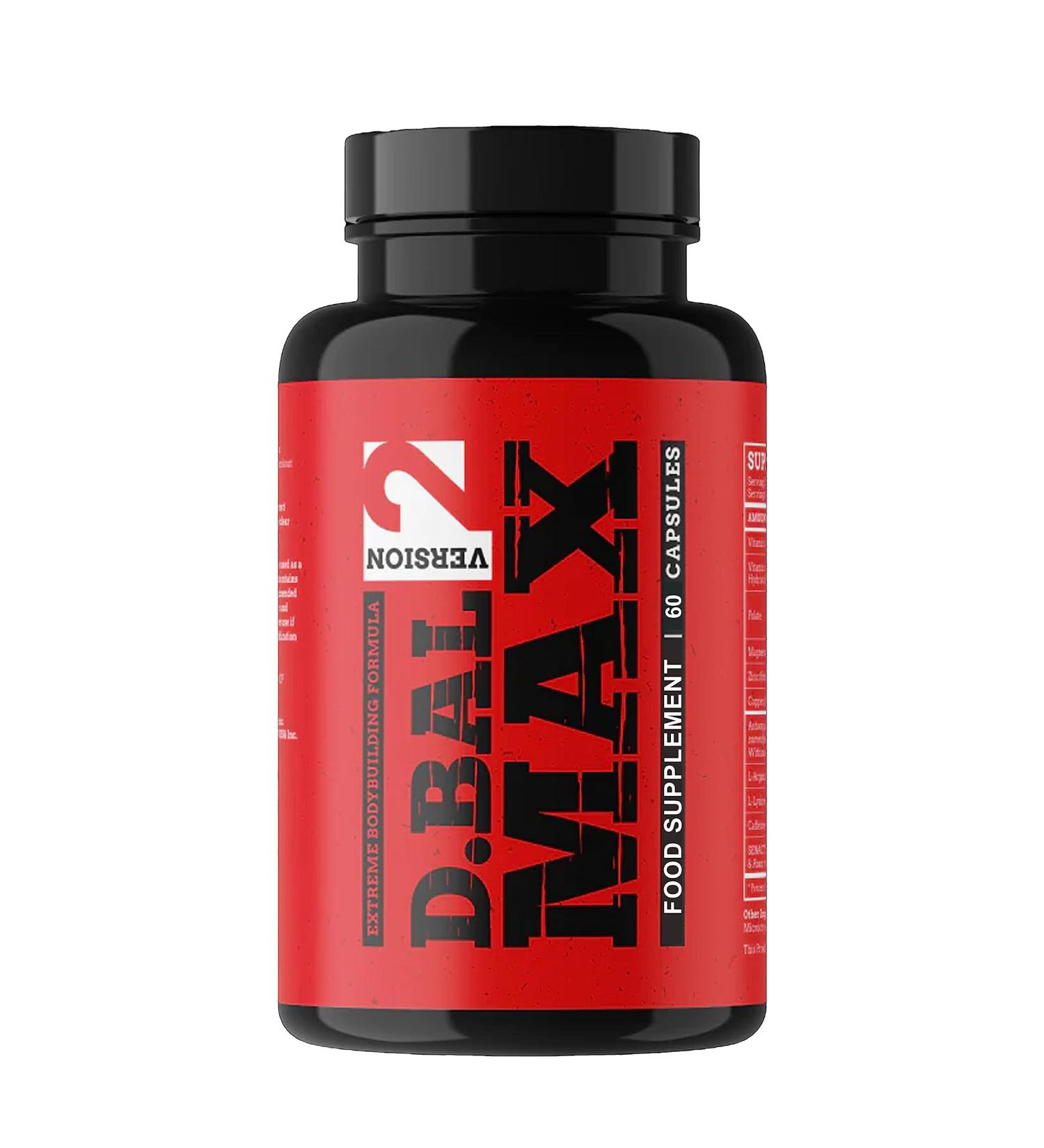 D-BAL MAX - Powerful Legal Bodybuilding Supplement - Advanced Performance and Recovery Agent - 60 Capsules
