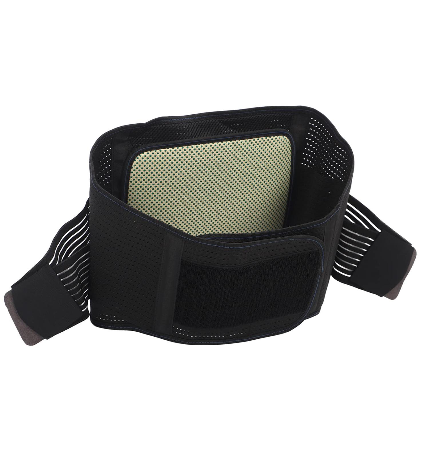 Demeras XL Lumbar Support Belt - Breathable Comfortable Steel Plate Support for Sports - Enhance Back Relief & Stability - Buy Online on GoSupps.com