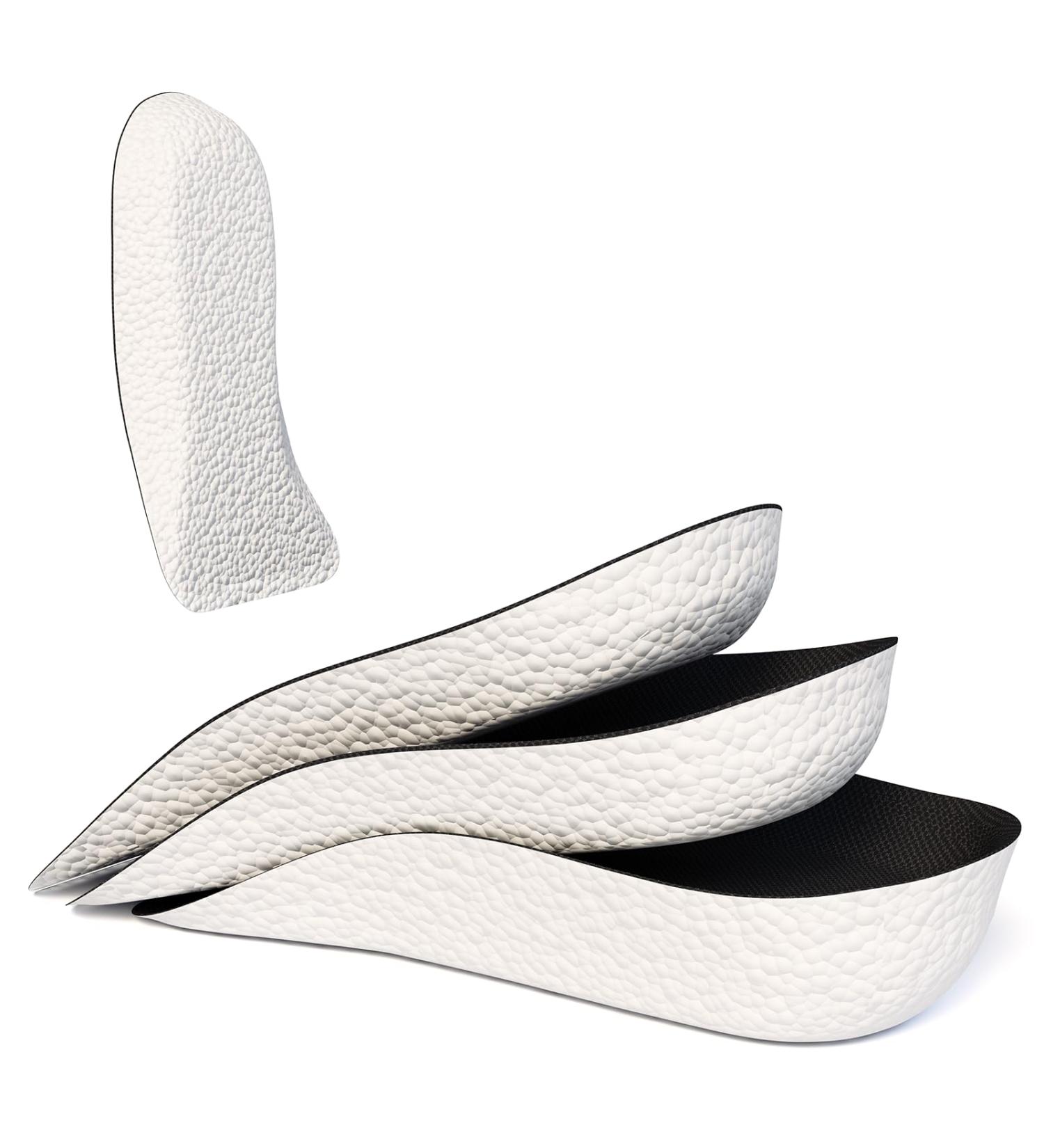 Orthopedic High Pads - Height Increase Insoles for Men & Women | Arch Support Shoe Lifts for Leg Length Discrepancy | Shock Absorption Heel Lift Insoles (Black 1.4in/3.5cm 2 Pairs - Buy Online on GoSupps.com