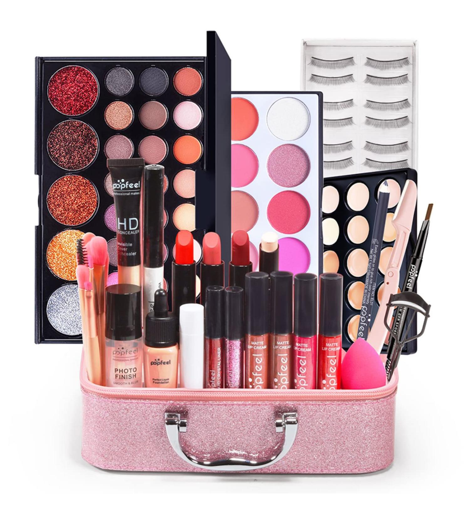 Joyeeee Professional Make-Up Gift Set | Ultimate Multi-Functional Cosmetics Kit for Teen Girls | Eyeshadow Lip Gloss Rouge & Concealer - Buy Online on GoSupps.com