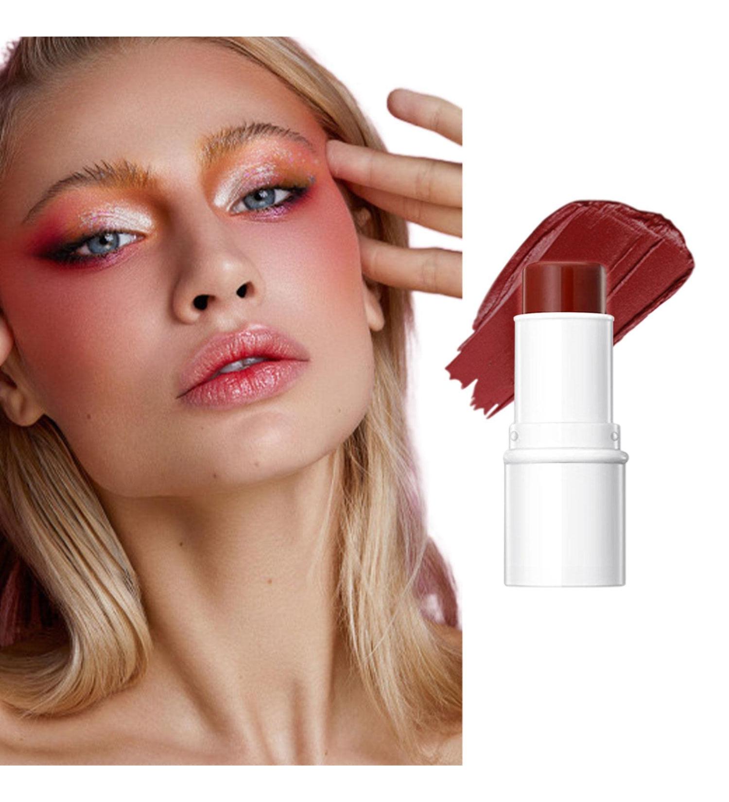 Makeup Sticks - Stick Makeup Set | Waterproof Facial Contouring Highlighting Foundation Shadow Cream Sticks Long-Lasting Facial Makeup Stick Set 2# Blush Stick (01) - Buy Online on GoSupps.com