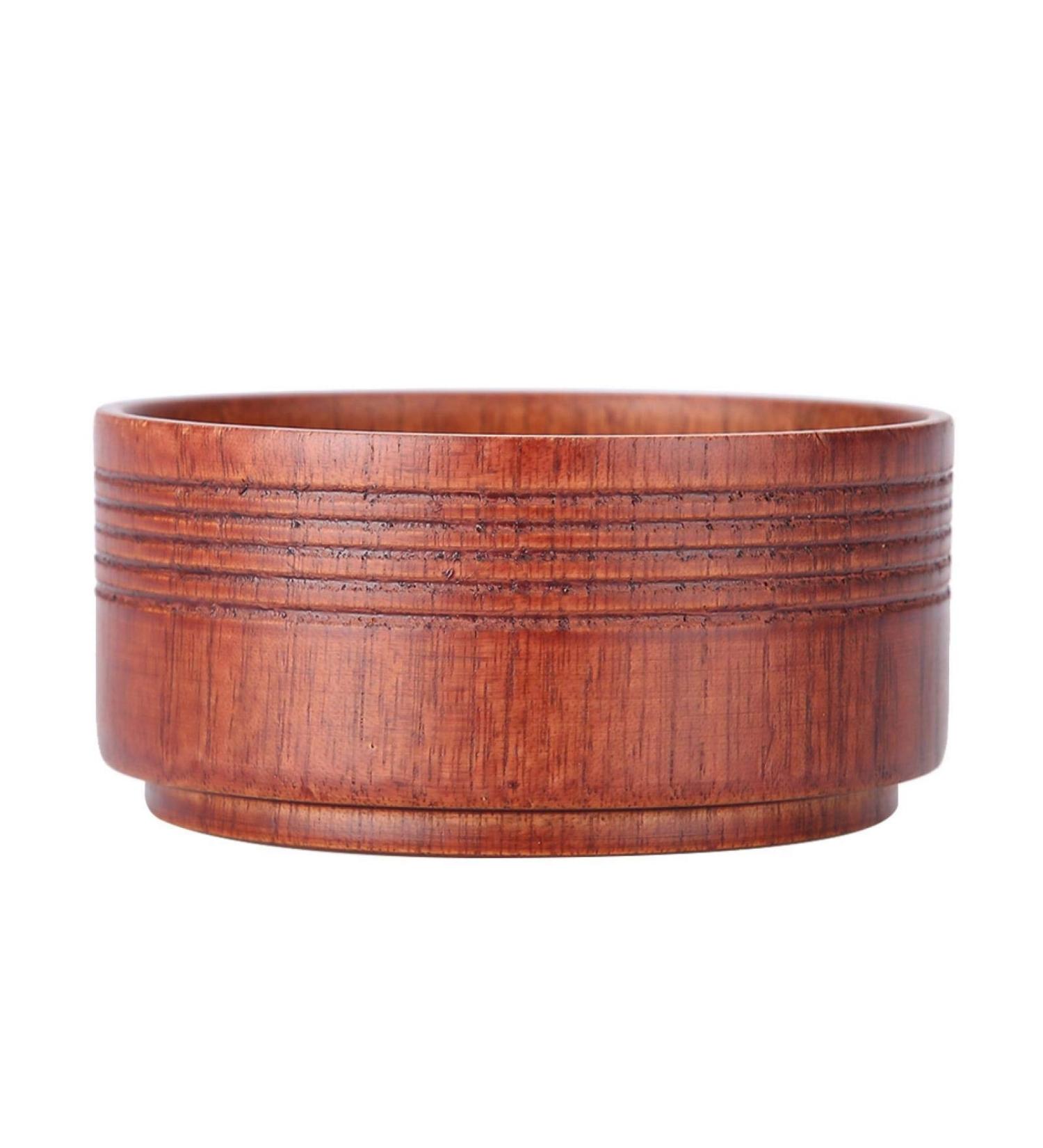 Stylish Wooden Shaving Bowl | Ideal for Salons & Home | Perfect for Soft Beard Care - Buy Online on GoSupps.com