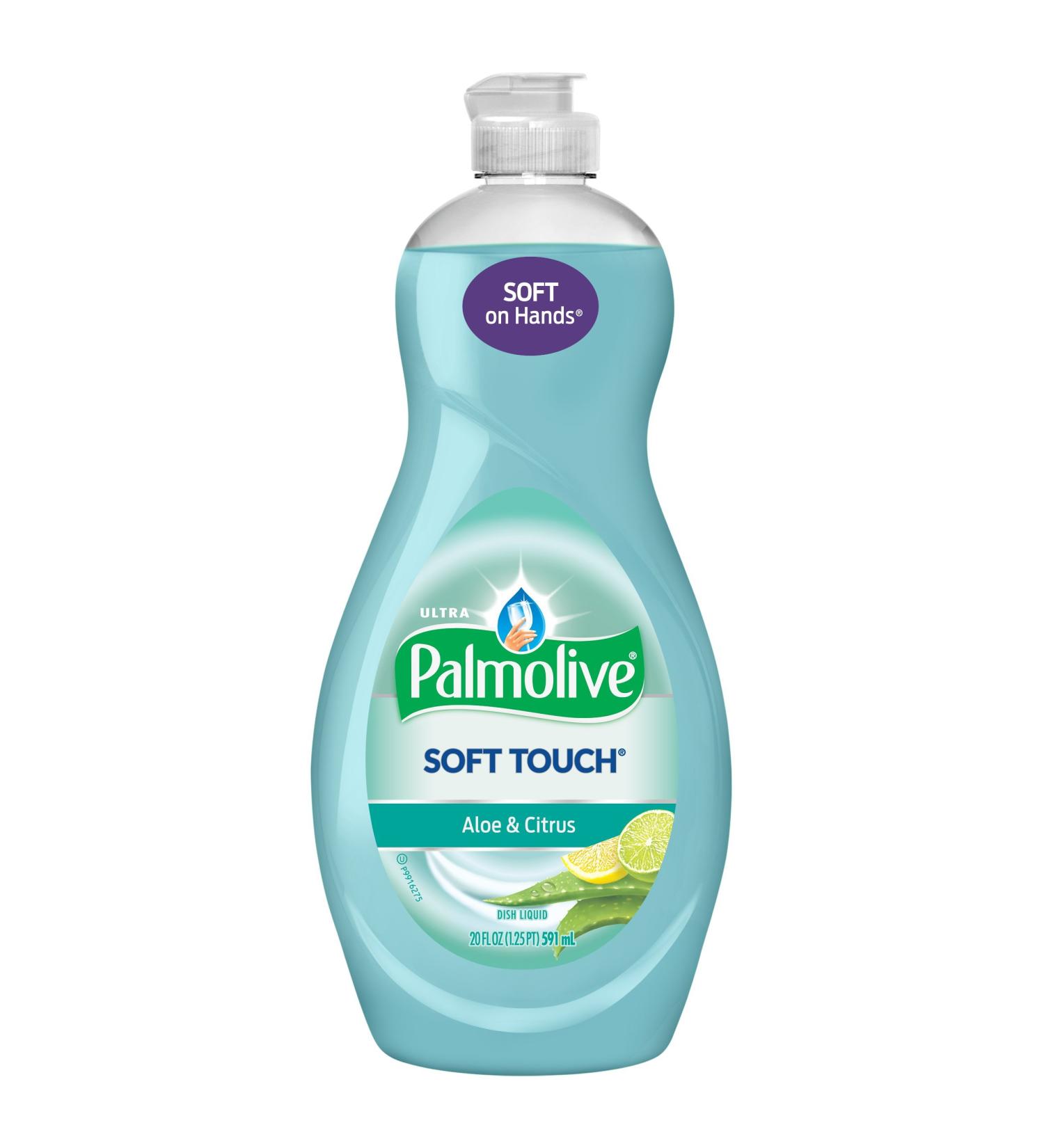 Palmolive Soft Touch Aloe and Citrus Dish Liquid - 20 Fl Oz (Pack of 1) - Buy Online on GoSupps.com