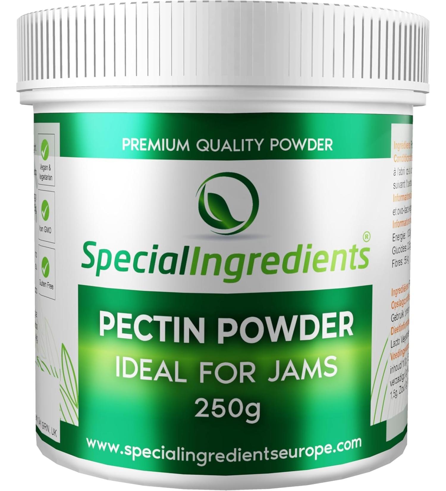 Special Ingredients Pectin 250 g Powder Ideal for Preparing Jams Marmalades Chutneys and Fruit Pastes Superior Quality G - Buy Online on GoSupps.com