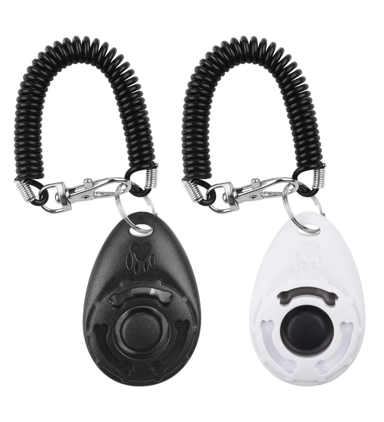 Diyife Training Clicker for Dogs Cats & Horses - 2 Pack with Large Button & Hand Loop | Effective Pet Training Tool - Buy Online on GoSupps.com