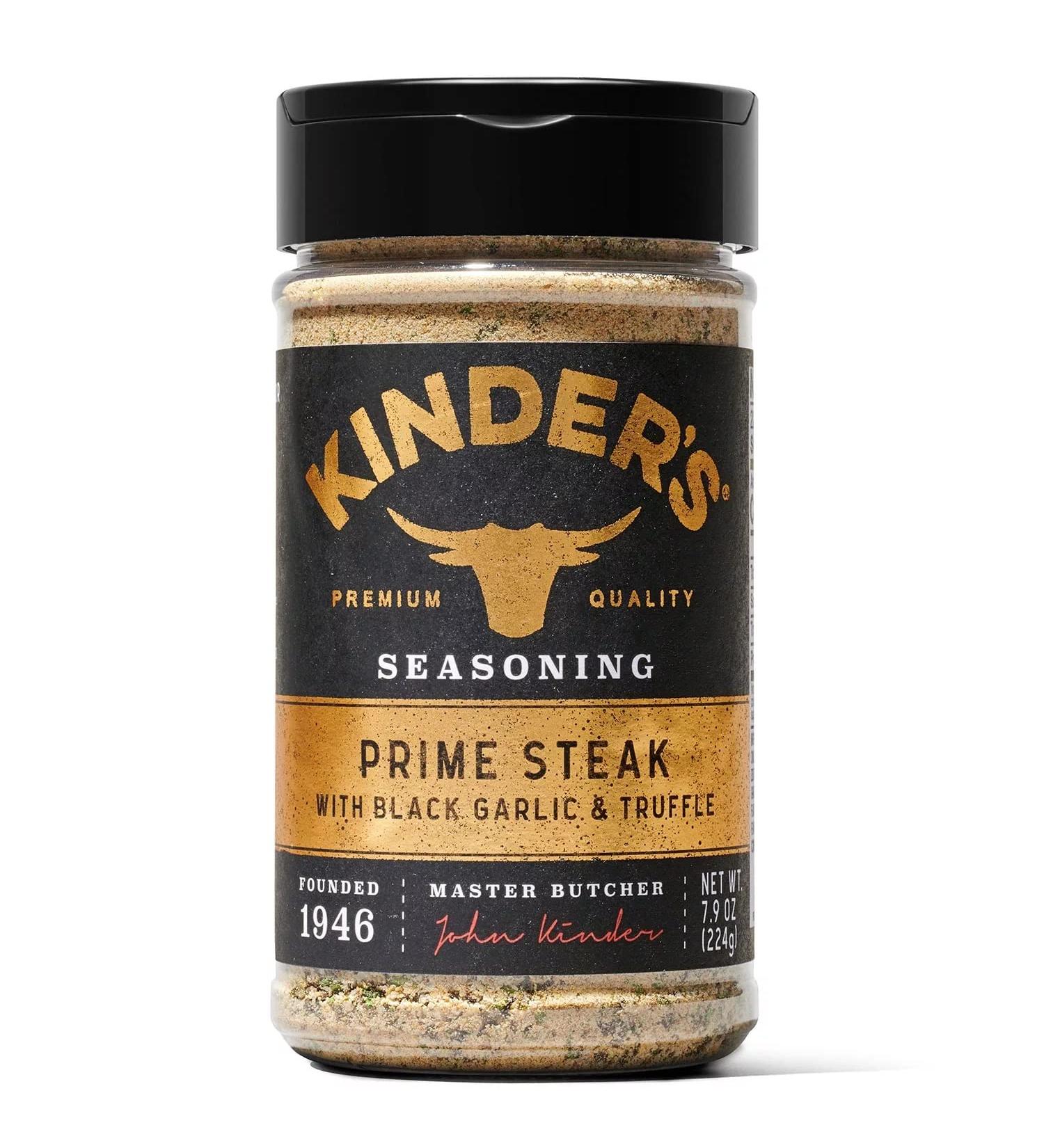 Kinder's Prime Steak with Black Garlic and Truffle - Premium Quality Beef Delicacy - Buy Online on GoSupps.com