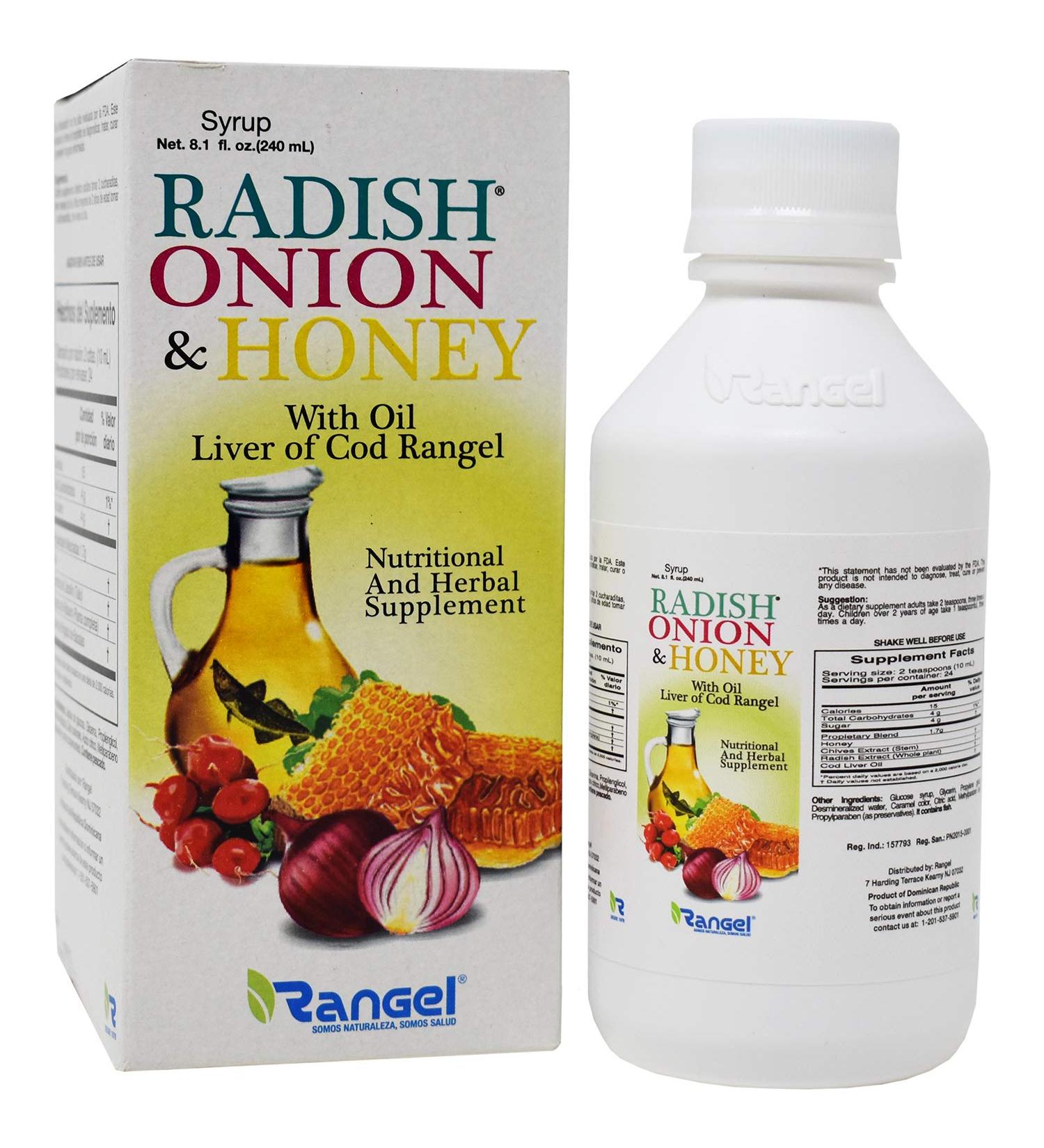 Rabano y Cebolla Onion and Honey Syrup - Natural Remedy for Coughs and Cold - Buy Online on GoSupps.com