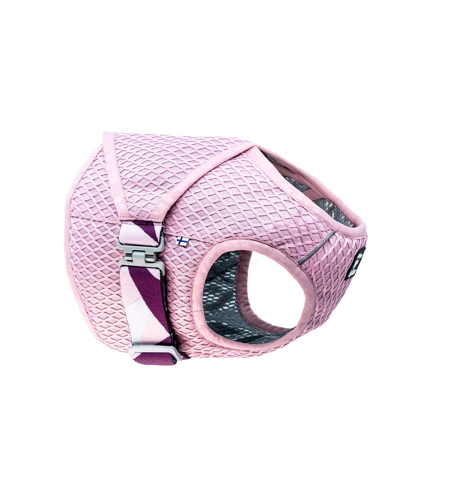 Hurtta Cooling Wrap Vest for Dogs - Summer Cooling Jacket in Carnation Pink (45-55cm) | Perfect for Hot Weather - Buy Online on GoSupps.com