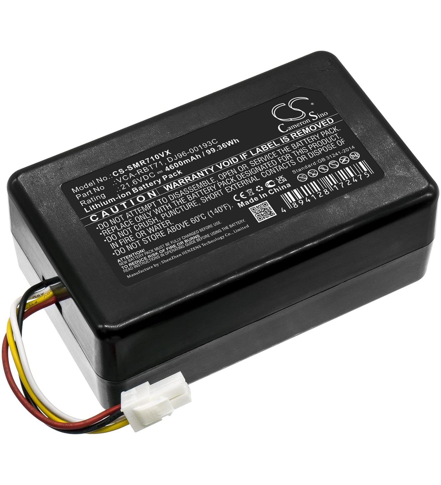 Buy DJ96-00193C VCA-RBT71 Compatible 4600mAh Battery - Perfect for VR1AM7010 SR20J9020 VR20K9000 - 21.6V | International Shipping Available - Buy Online on GoSupps.com