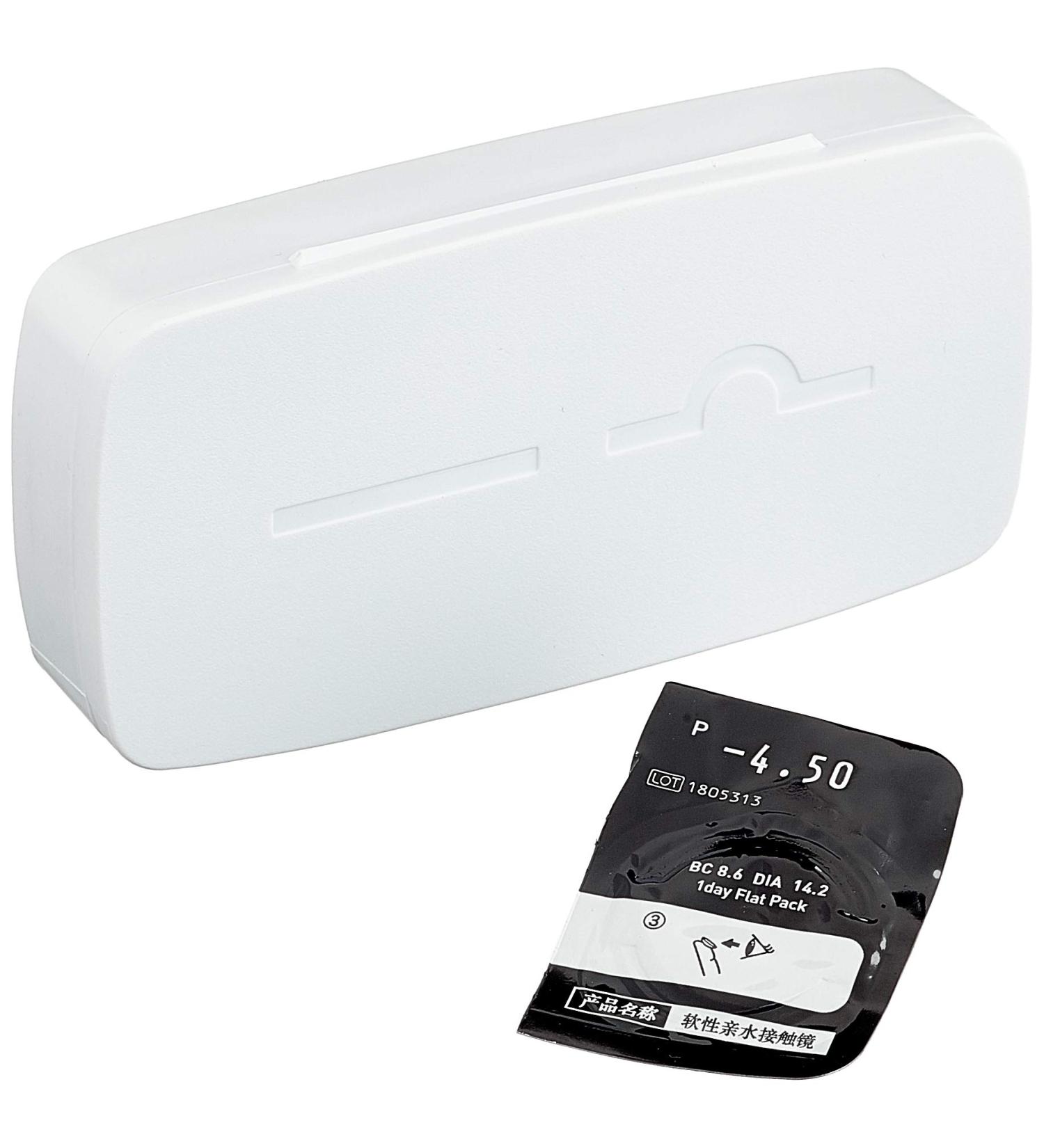 Miru 1Day Menicon Flat Pack Daily Lenses - Soft 30 pcs | BC 8.60 mm Dia 14.20 mm -4.5 Diopter - International Shipping - Buy Online on GoSupps.com