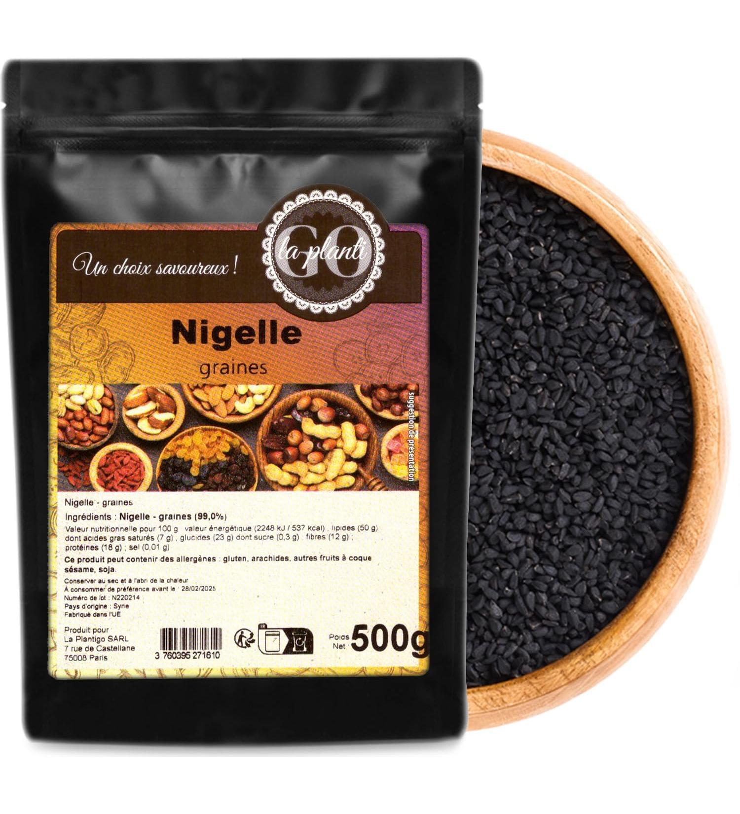 Nigella seeds 500 g- LA PLANTIGO - Buy Online on GoSupps.com