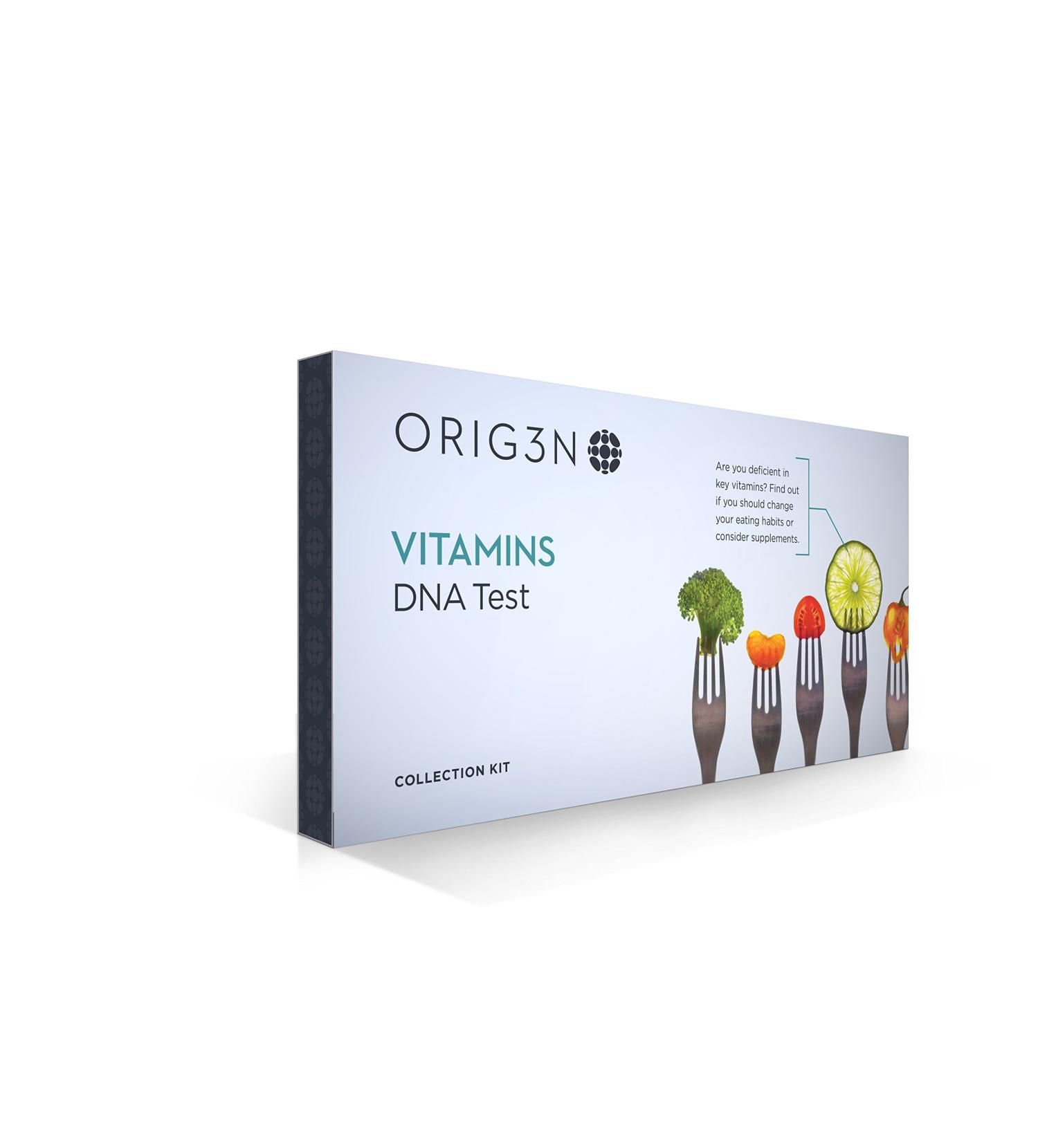 ORIG3N Genetic Home Mini DNA Test Kit for Vitamins - Buy Online on GoSupps.com