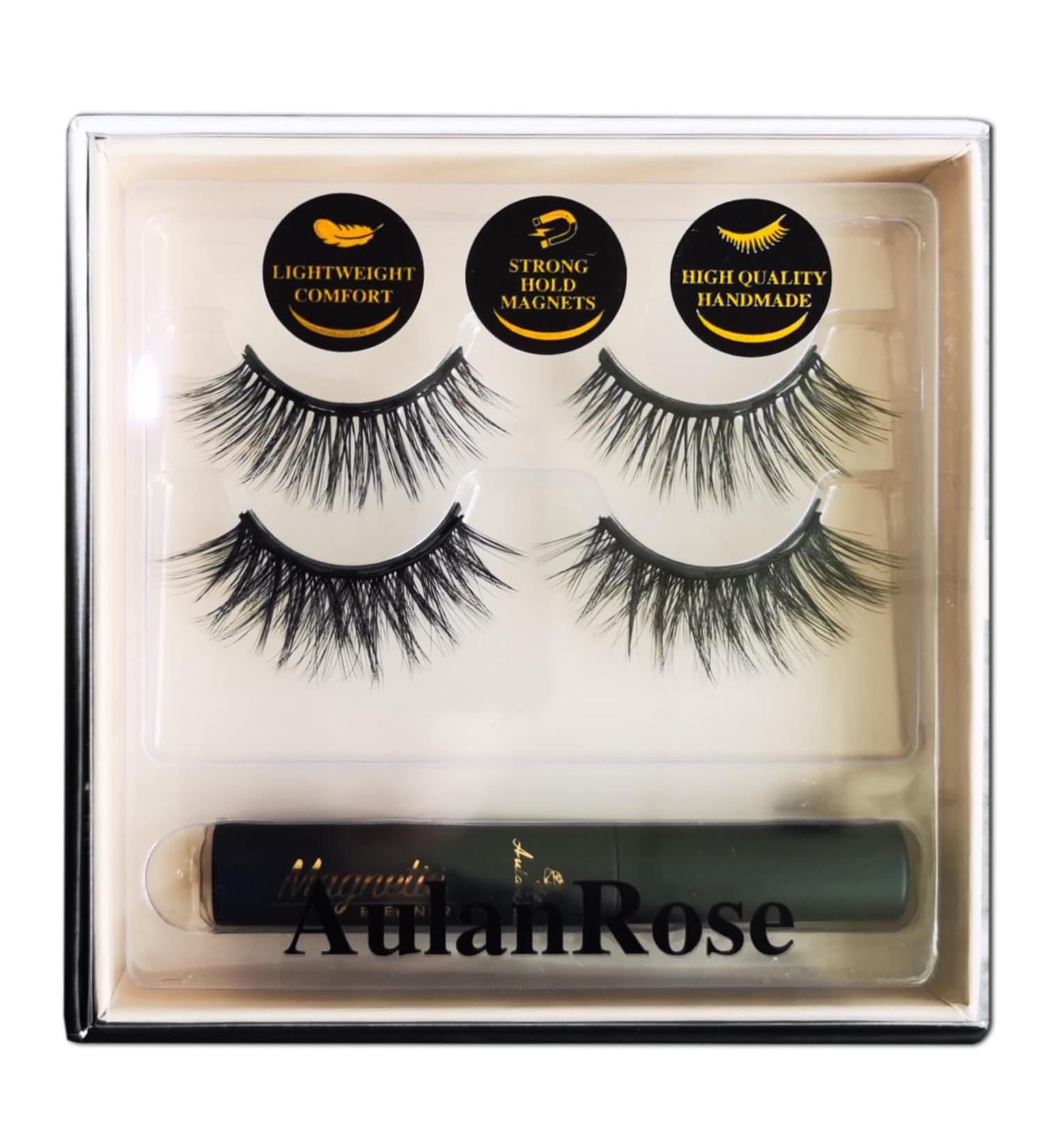 Shop Magnetic Eyelashes - Natural Look Wispy 3D Cat Eye Lashes | 60 Wears | Cruelty-Free & Vegan Faux Mink - Buy Online on GoSupps.com