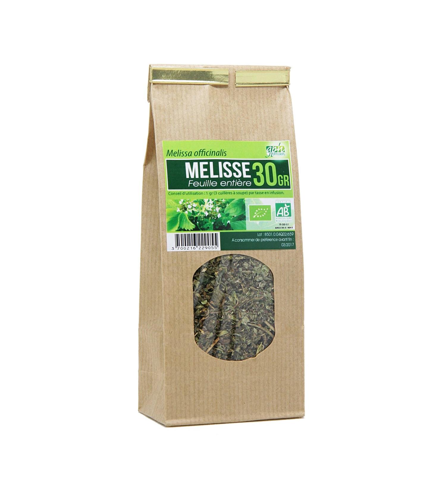 GPH DIFFUSION Organic Melissa Officinalis Leaf Herbal Tea 30 g