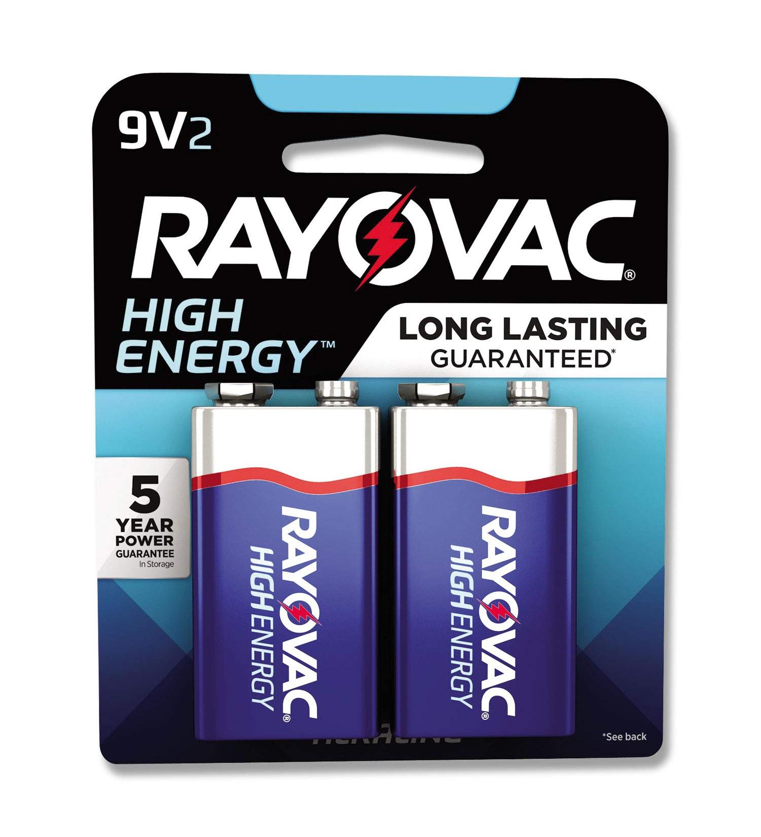 Rayovac Alkaline 9Volts Battery 2 Pack