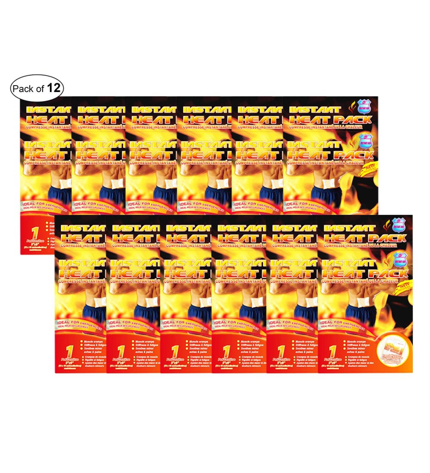 Instant Aid- Instant Heat Pack (Pack of 12) by Purest