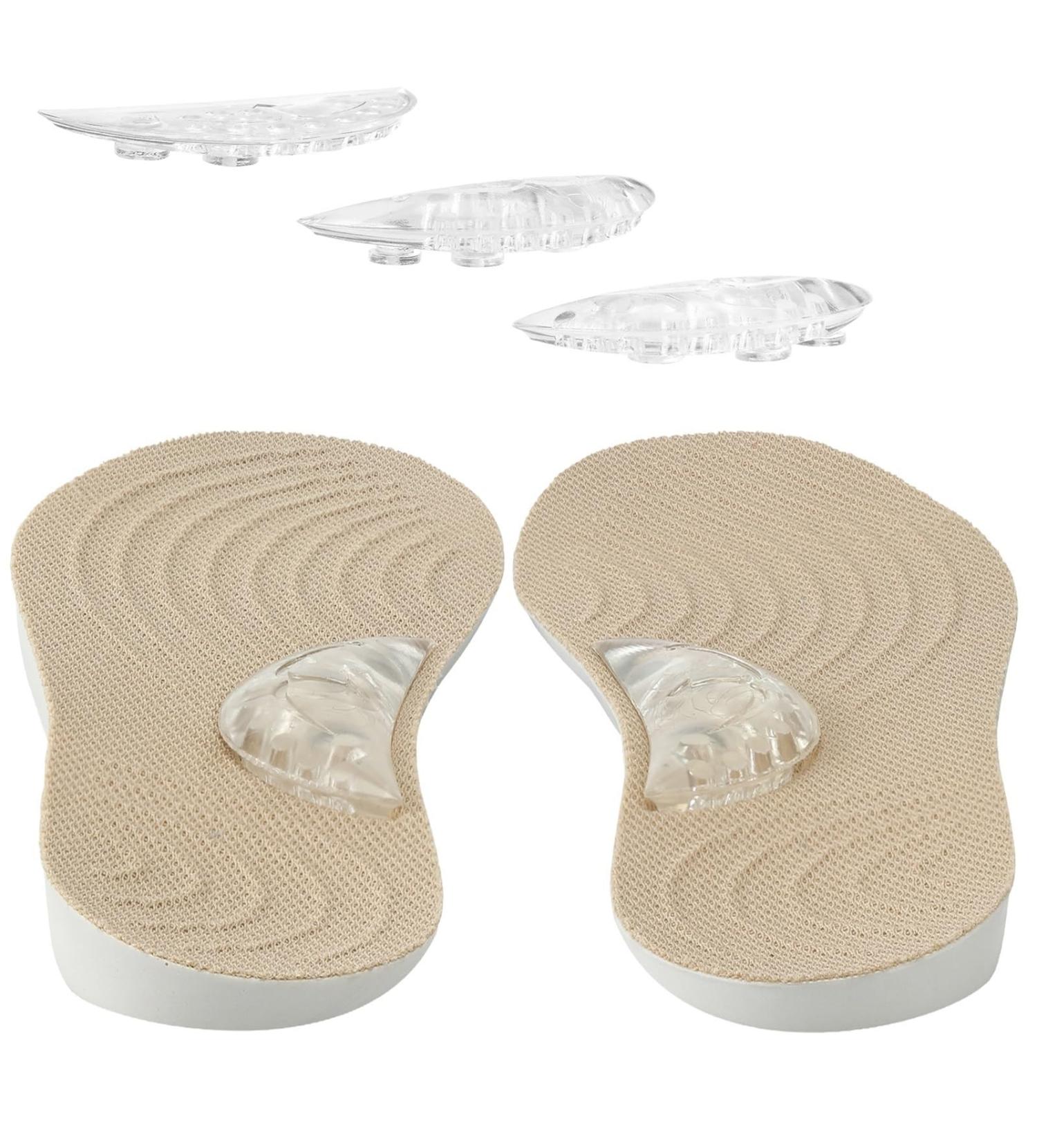 Adjustable Supination Insoles for Flat Feet & Plantar Fasciitis | Arch Support Orthotic Inserts for O/X Type Legs - International Shipping - Buy Online on GoSupps.com