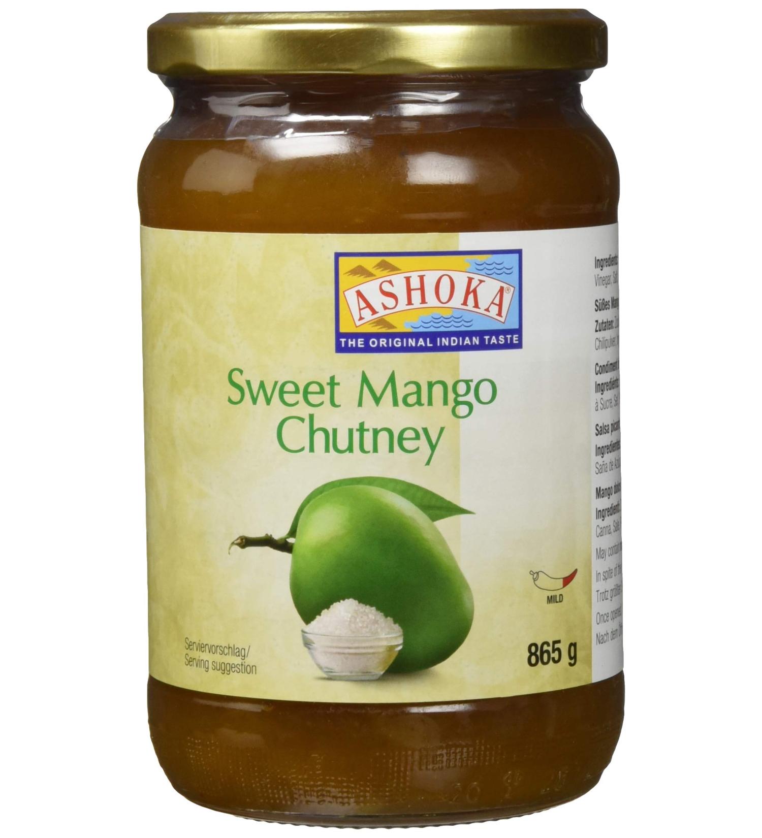 Buy Ashoka Mango Chutney Original - 3 x 865g | Authentic Indian Flavor International Shipping Available - Buy Online on GoSupps.com
