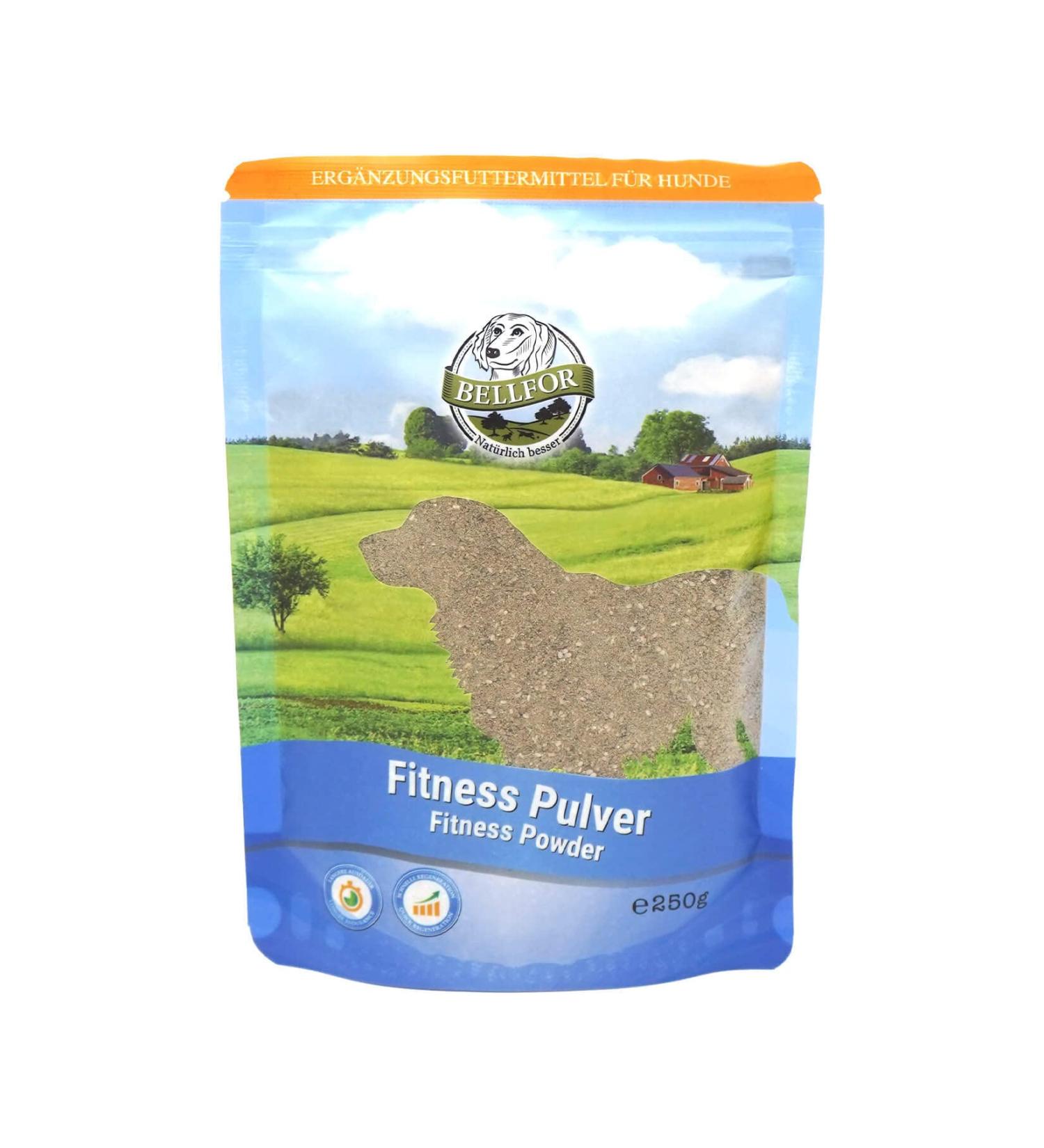 Bellfor Fitness Powder for Dogs 250g - Natural Protein Supplement with Essential Amino Acids for Muscle Building - Buy Online on GoSupps.com