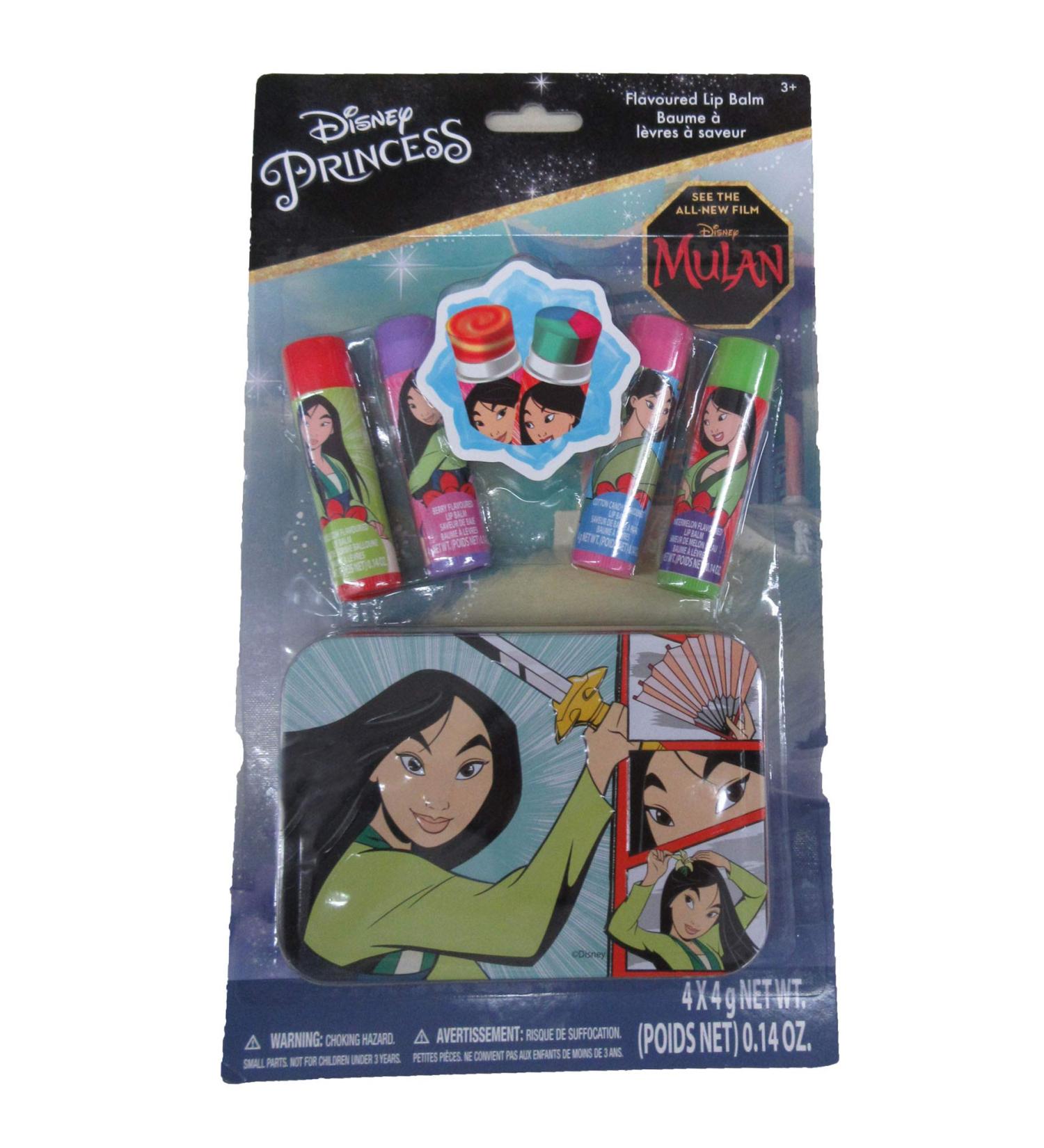 disney Mulan Flavoured Lip Balm with tin case