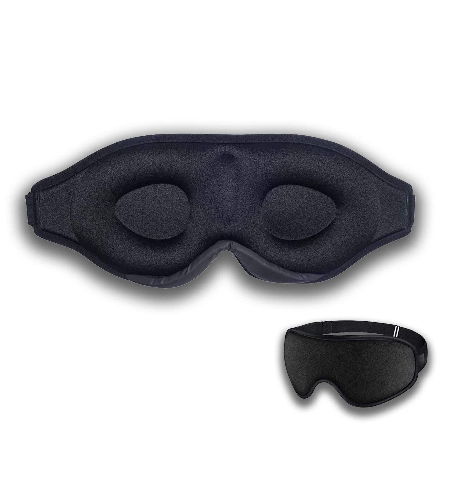 SUJAYU 3D Contoured Sleep Mask | Soft Eye Covers for Sleeping | Men & Women Sleep Mask | Bondage Gear - Buy Online on GoSupps.com