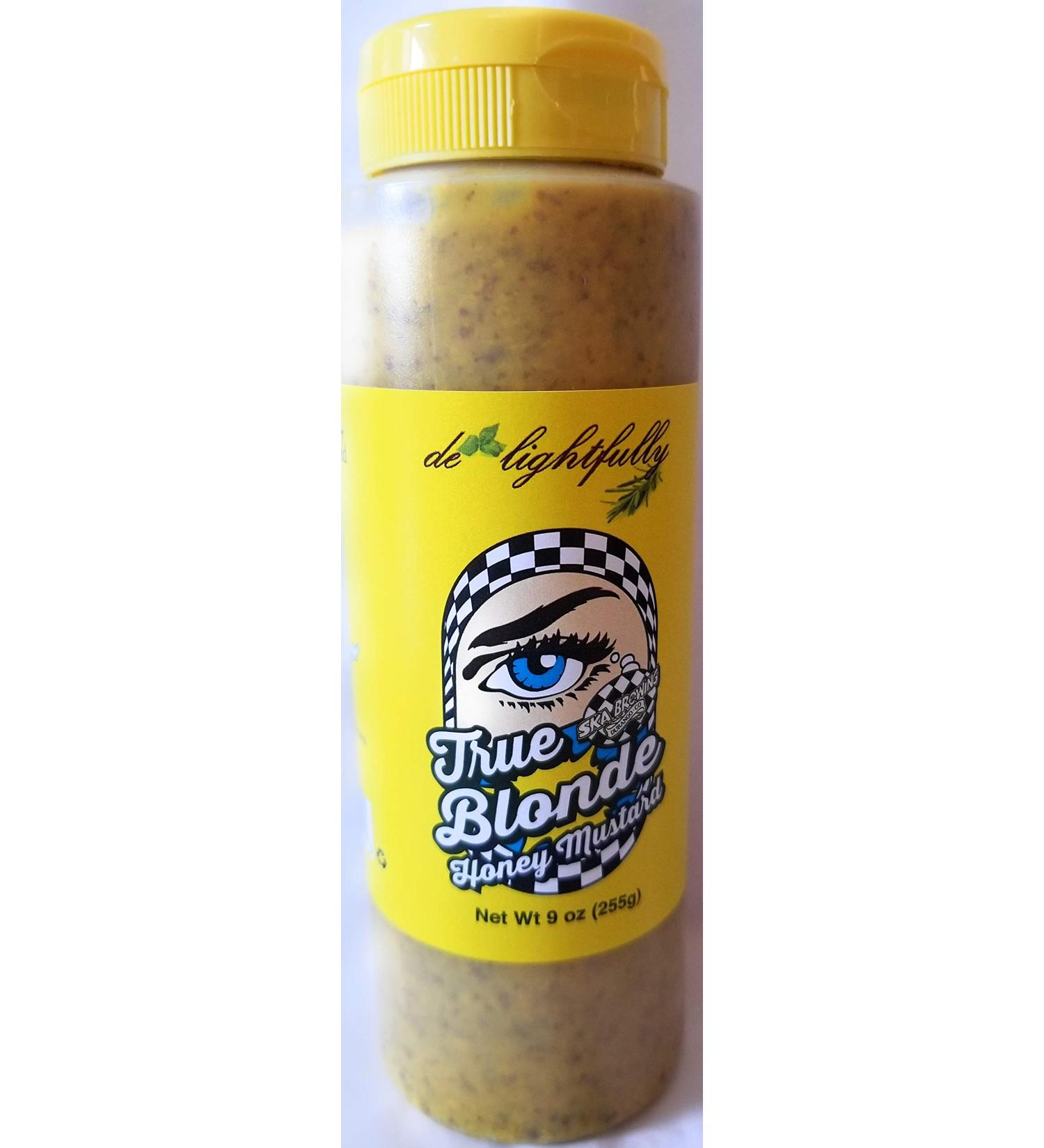 De'lightfully True Blonde SKA Honey Mustard 9oz - Premium Blonde Mustard for Gourmet Tastes - Buy Online on GoSupps.com