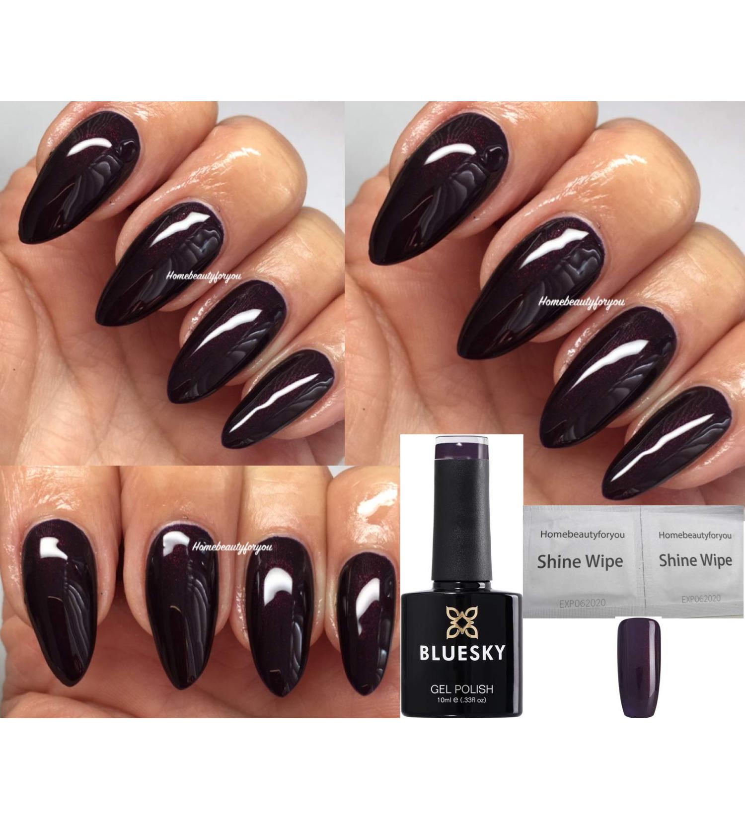 Bluesky Gel Nail Polish WINTERFEST Deep Dark Burgundy Autumn Winter Color UV LED Soak Off 10ml - Buy Online on GoSupps.com