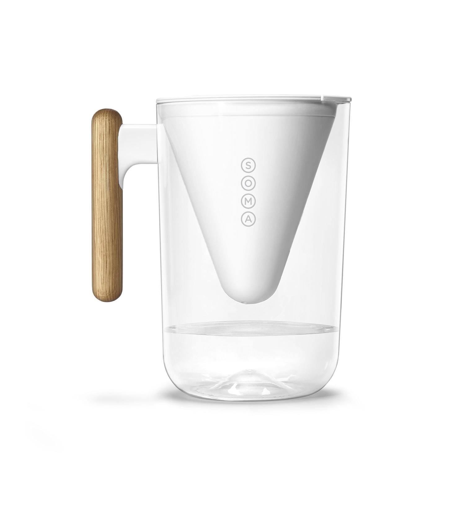 SOMA 10-Cup Water Filter Pitcher - Eco-Friendly & BPA-Free Water Filtration - Buy Online on GoSupps.com