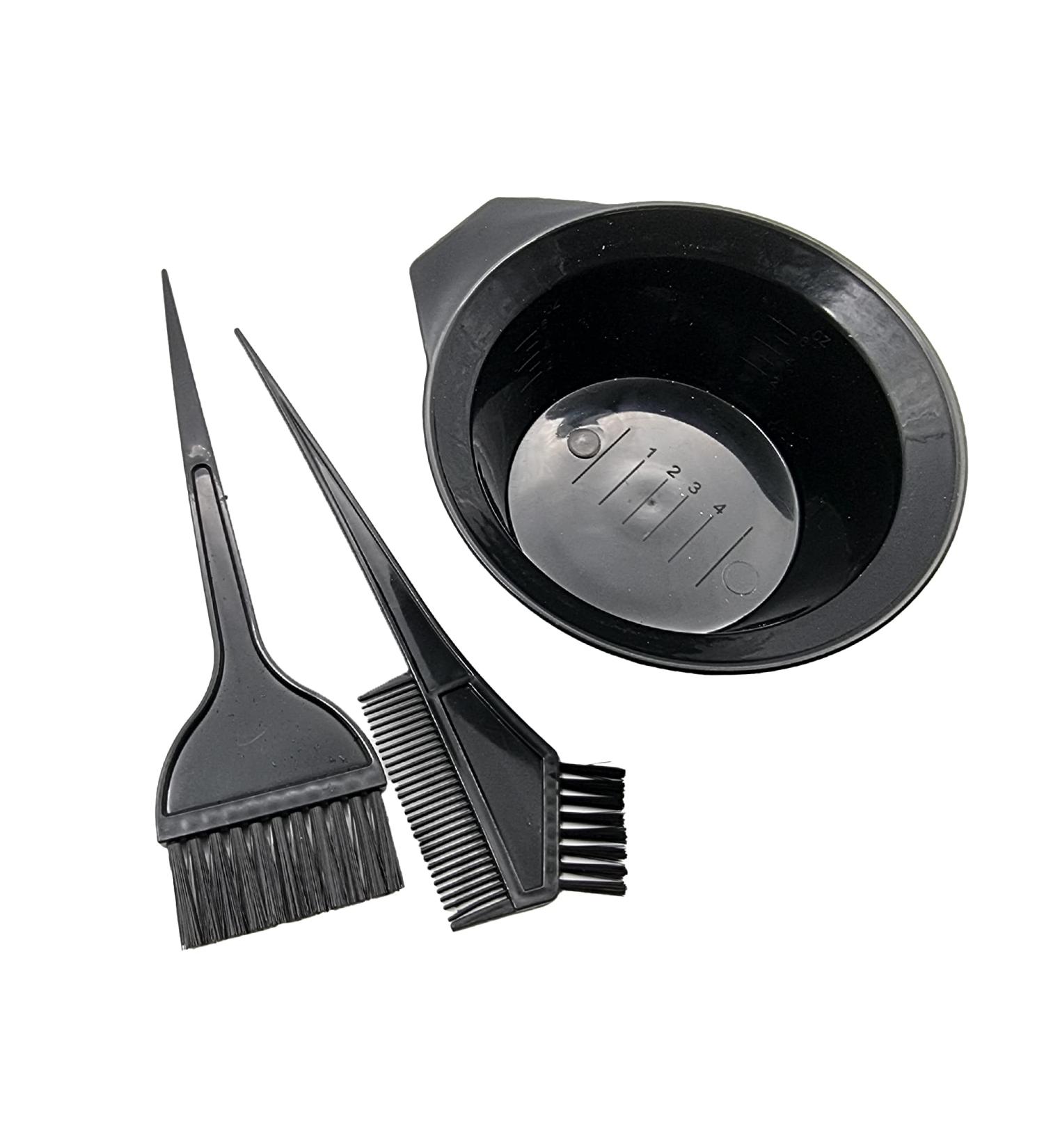 3-Piece Hair Dye Set with Brush & Bowl | Ideal for Personal & Professional Use - International Shipping Available - Buy Online on GoSupps.com