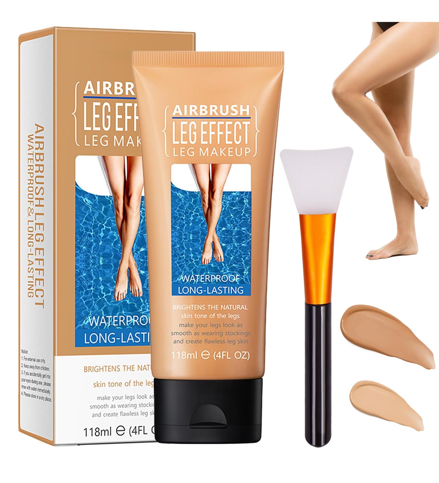  Samkeen Leg Makeup Waterproof 4 Ounce Tattoo Scarves Varicose Veins Leg & Body Covering Cream Medium Shine 4 oz - Buy Online on GoSupps.com
