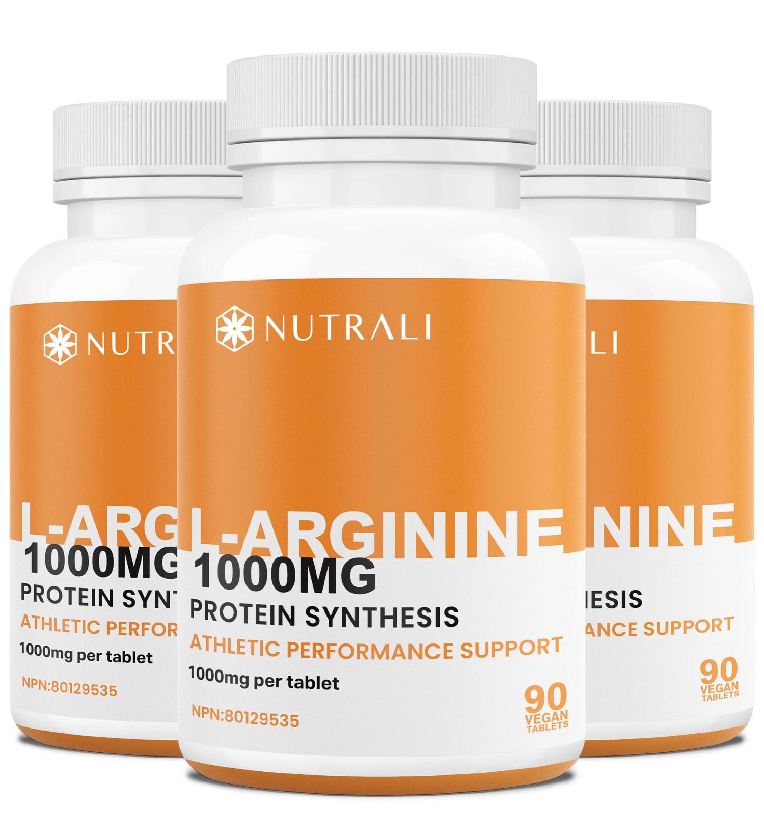 New 1000mg HIGH STRENGTH L Arginine Tablets - Pure Arginine Powder Powerful Nitric Oxide Supplement Boost Protein and Creatine Synthesis Stamina and Athletic Dominance Designed for Men requiring Peak Performance and Endurance Non-GMO Gluten-Free - 270 Veg - Buy Online on GoSupps.com