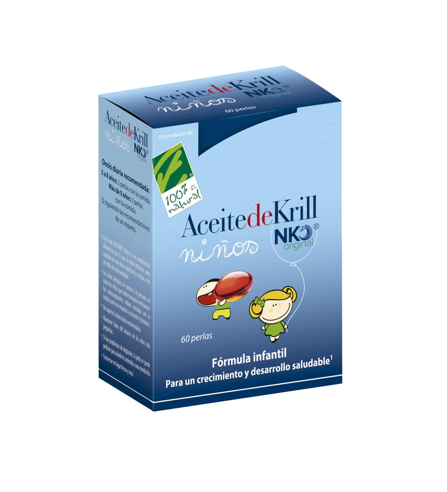 100% Natural Krill Oil for Children - 60 Capsules - Buy Online on GoSupps.com