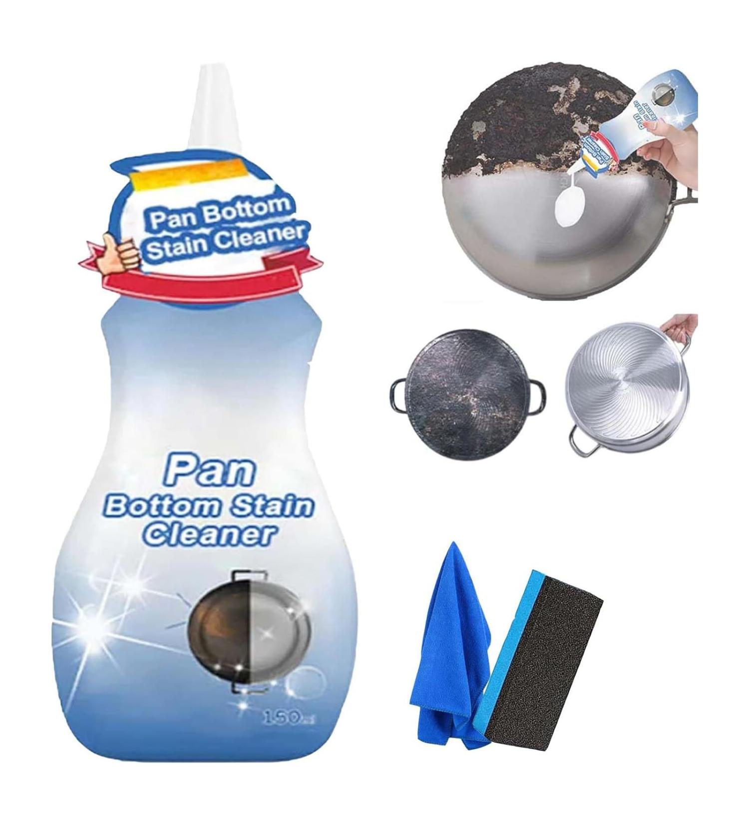 Pan Bottom Stain Cleaner Pot Cleaner For Bottom Of Pans Household Stainless Steel Kitchen Cleaner Spray Strong Detergent Bubble Foam Cleaner Gel Heavy Oil Stain Gel Cleaner (1PC) - Buy Online on GoSupps.com