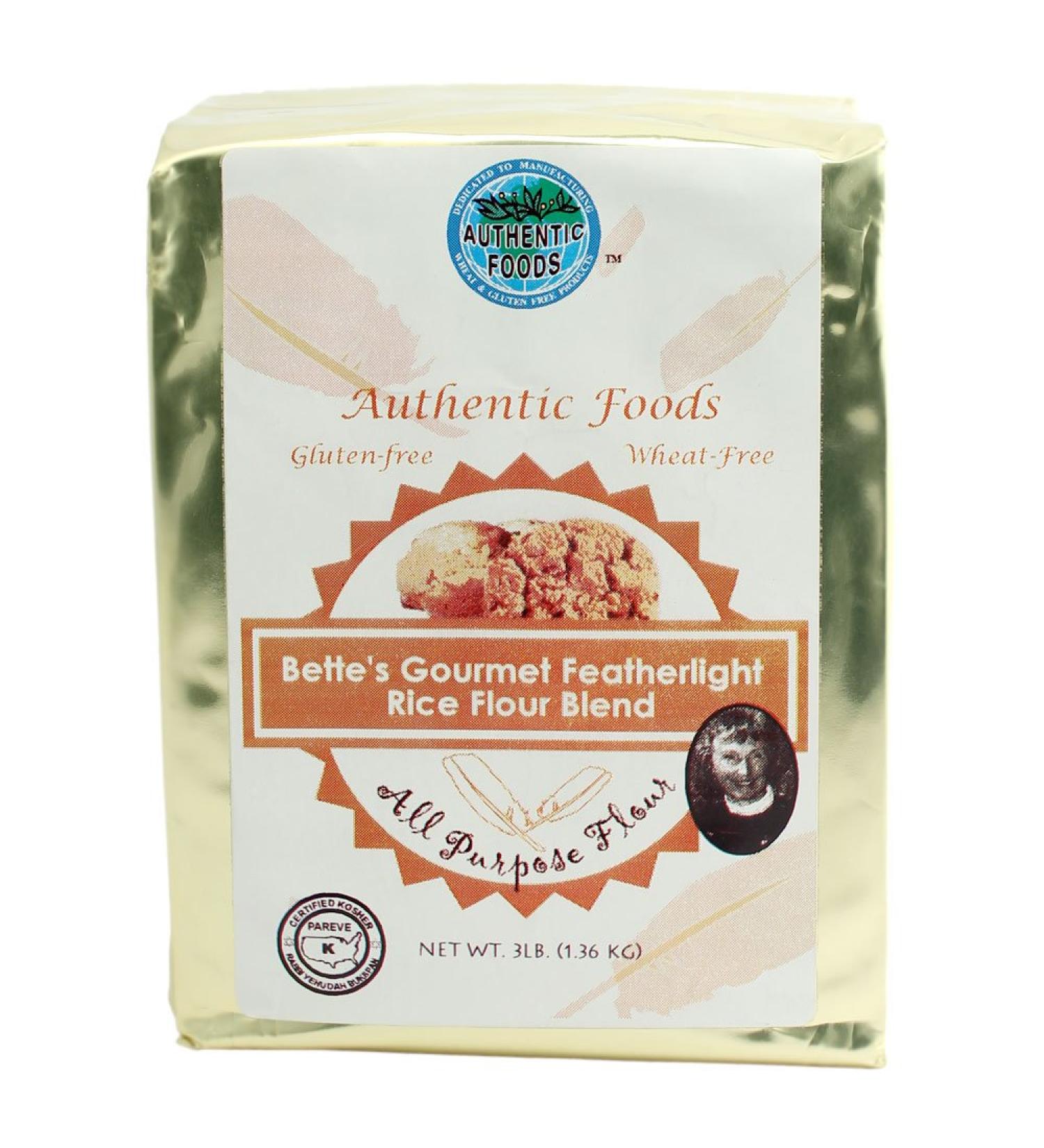 Authentic Foods Bette's Featherlight Rice Flour Blend - 3lb