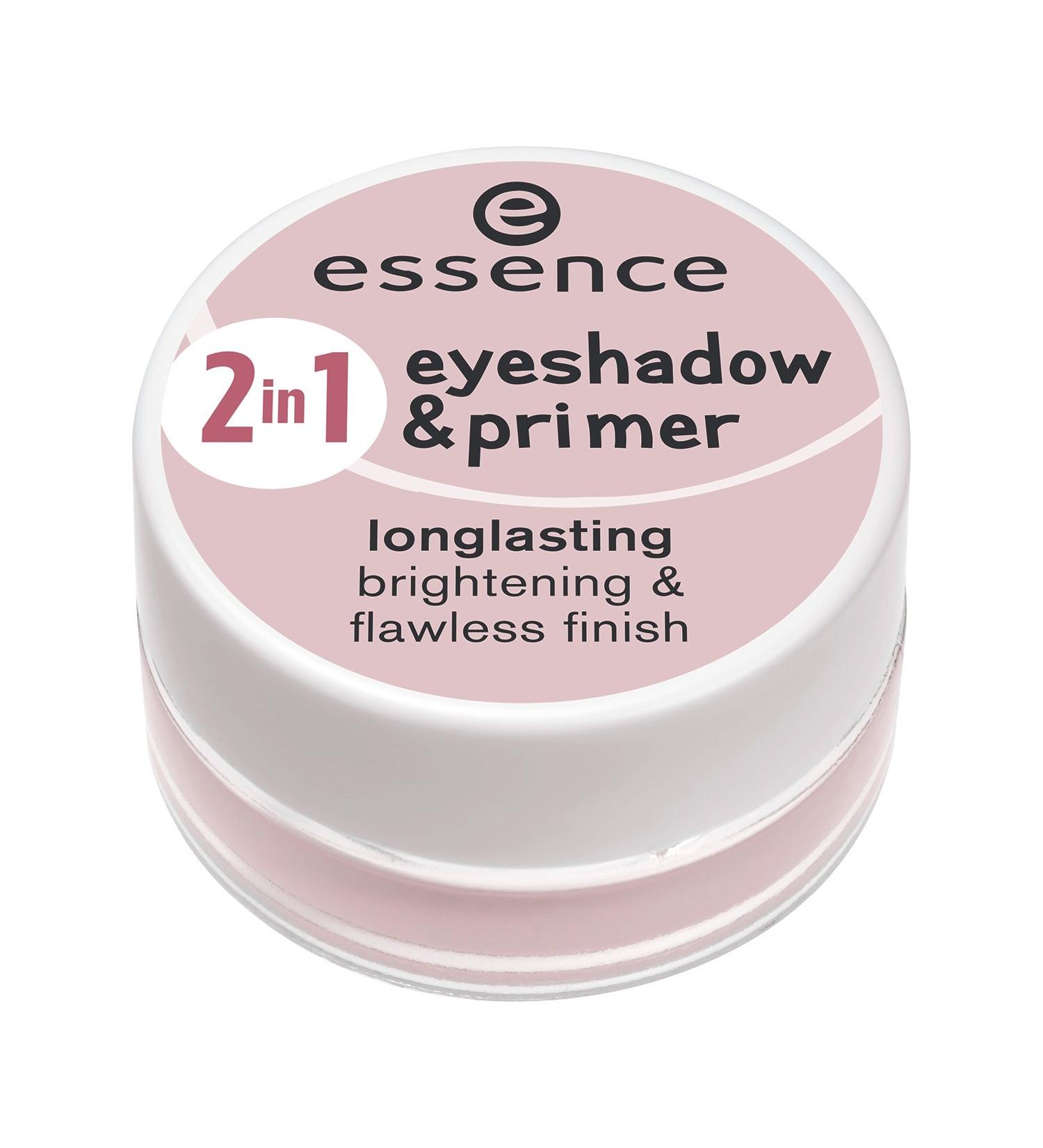 essence - eye shadow - 2in1 eyeshadow & primer - 02 nude rose
